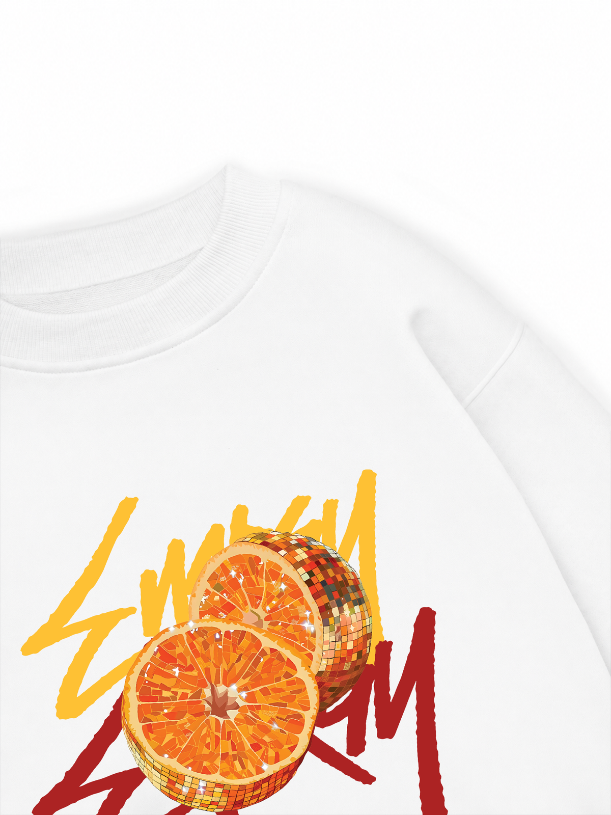 Áo Sweater Nỉ Hai Da Energy Tangerine Dream
