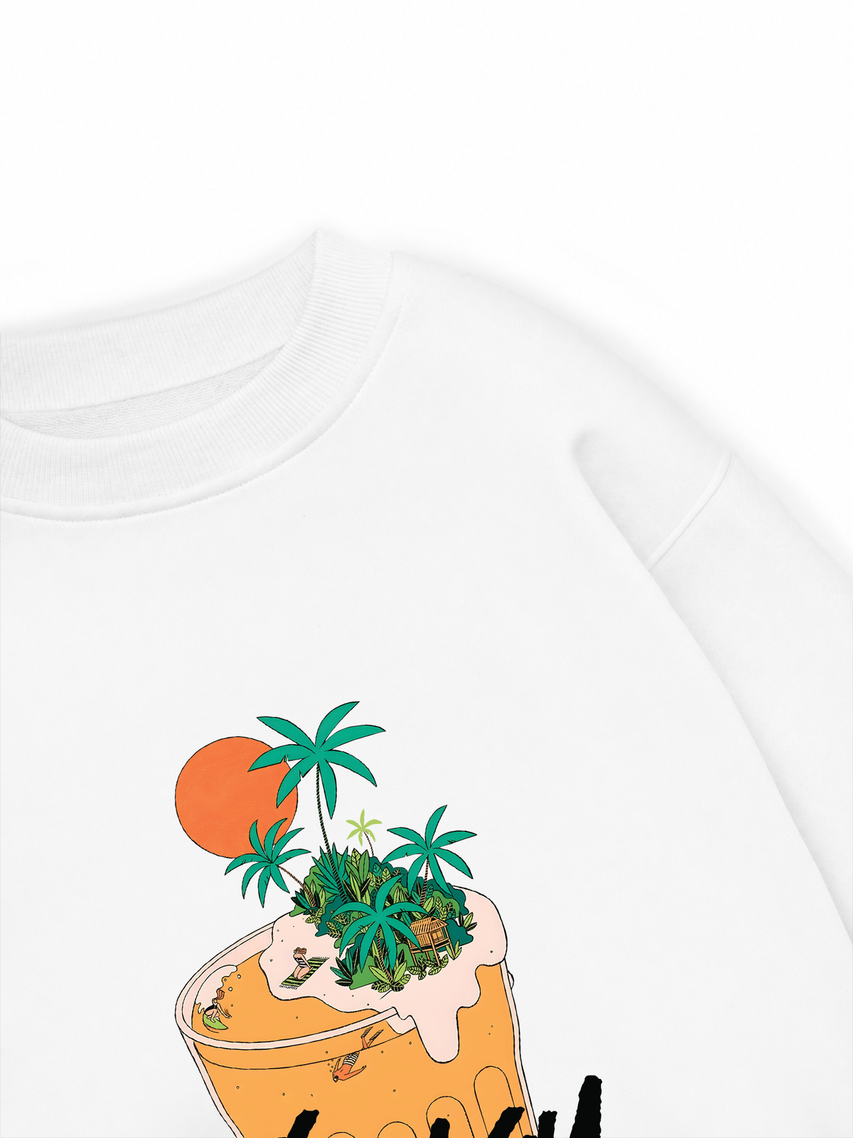 Áo Sweater Nỉ Hai Da Energy Sweet Escape