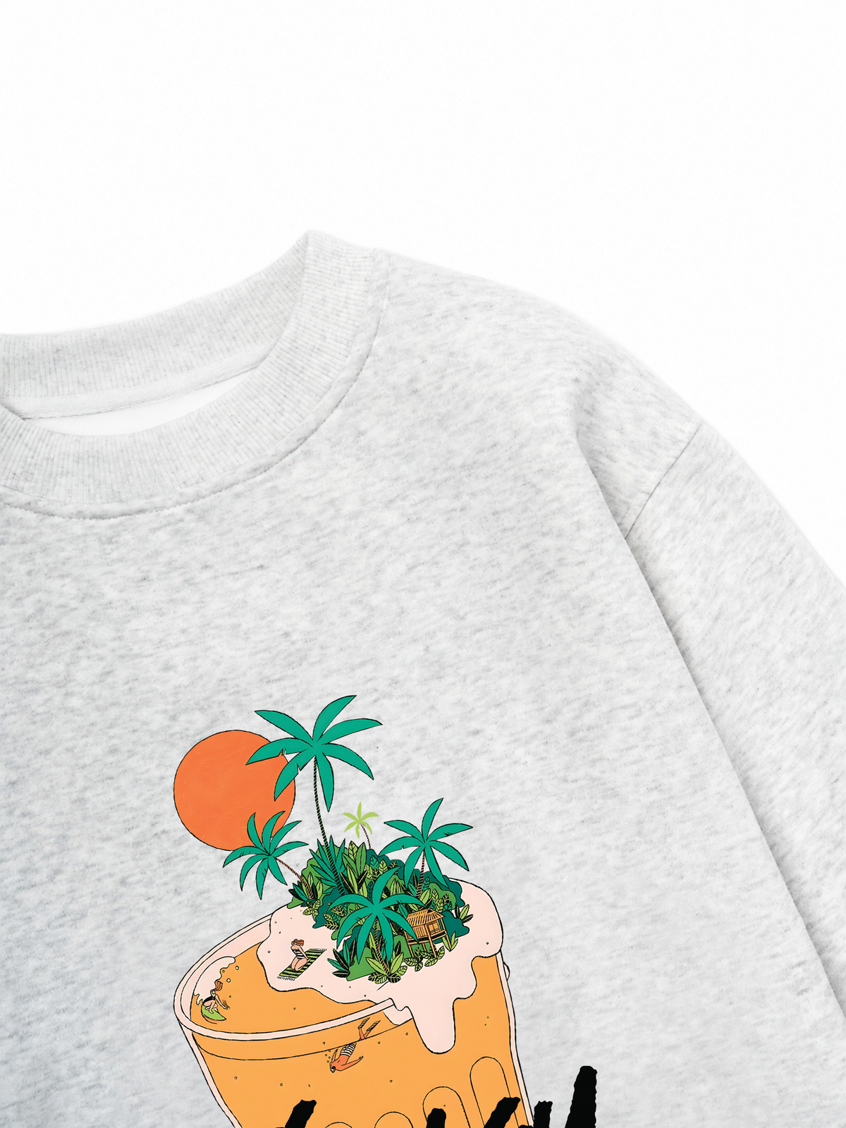 Áo Sweater Nỉ Hai Da Energy Sweet Escape