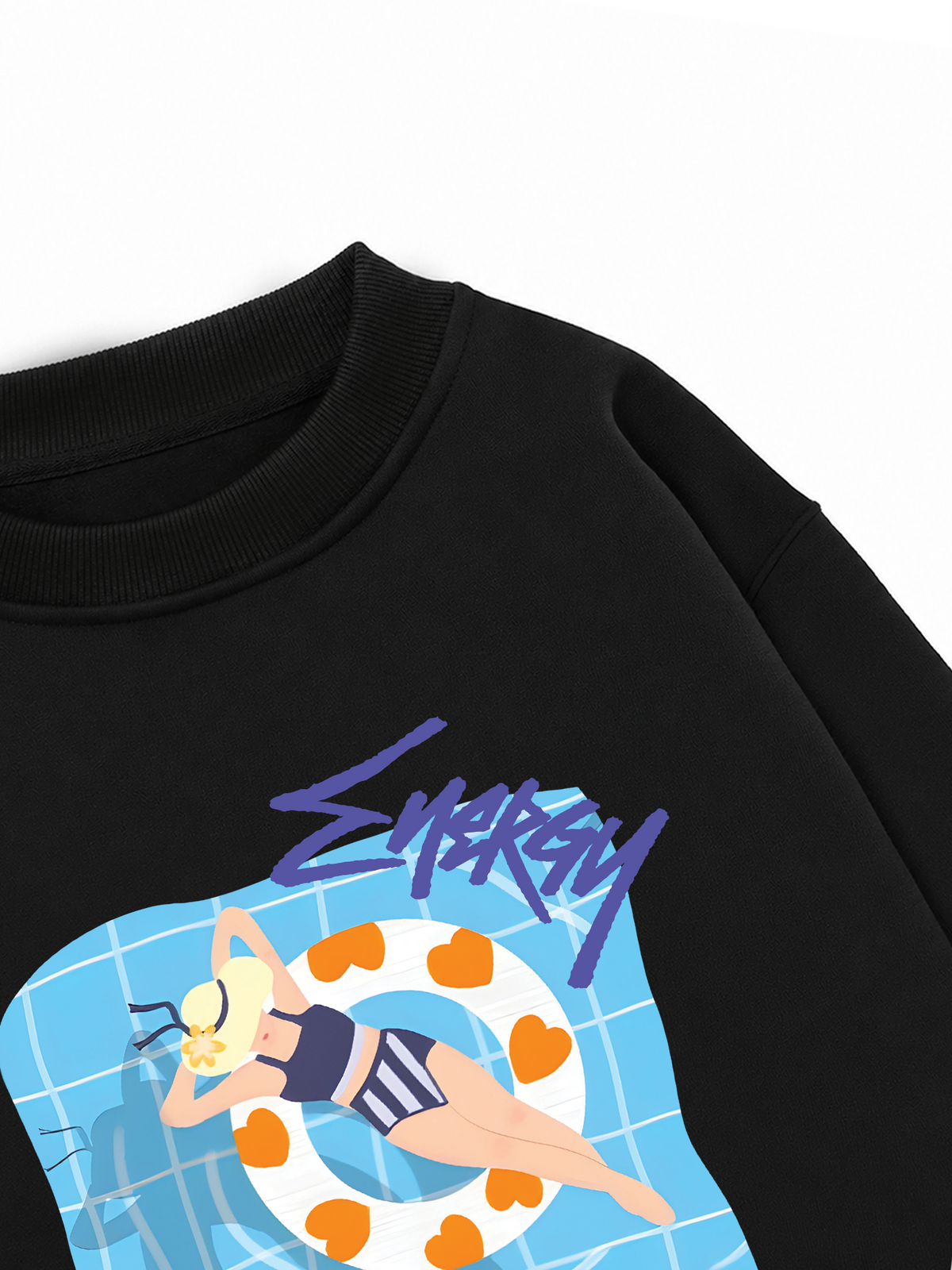 Áo Sweater Nỉ Hai Da Energy Lazy Melt