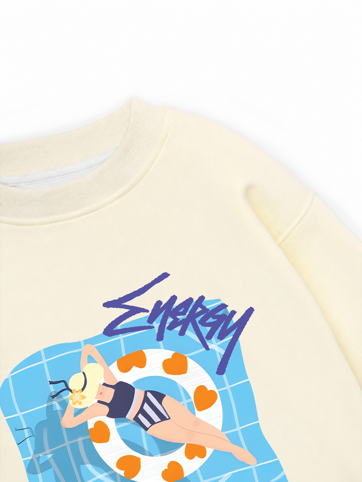 Áo Sweater Nỉ Hai Da Energy Lazy Melt
