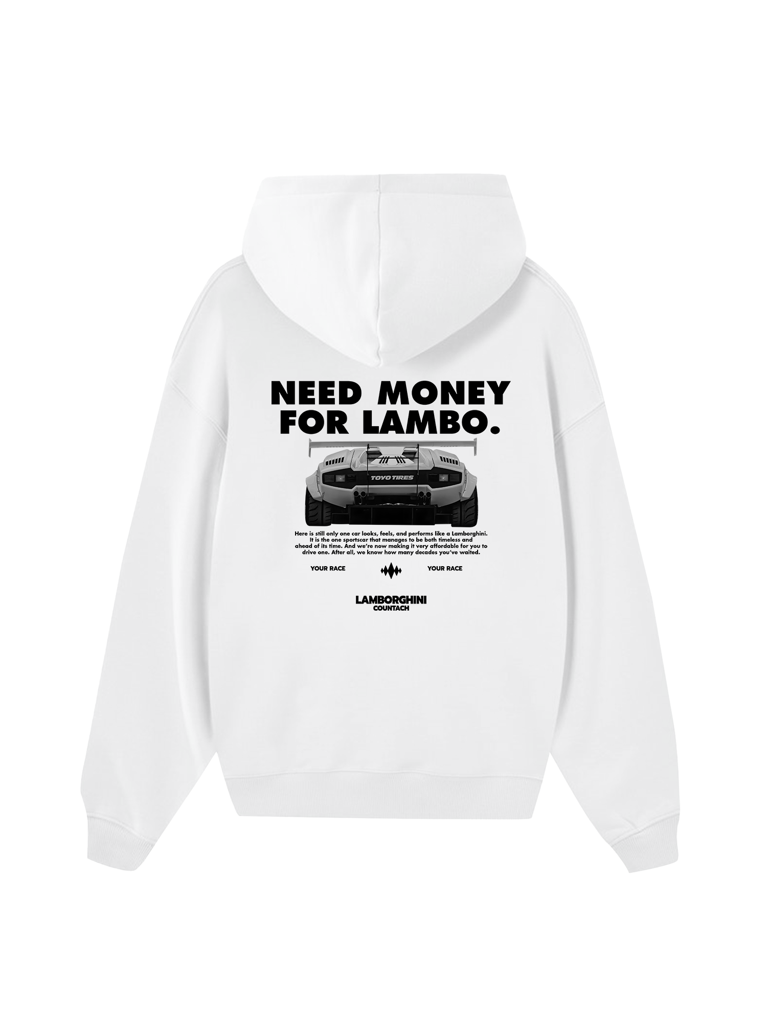 Lamborghini Countach LBWK Hoodie