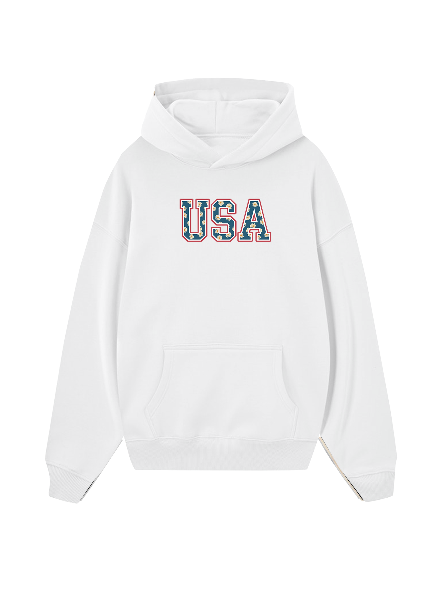 USA Daisy Season Hoodie