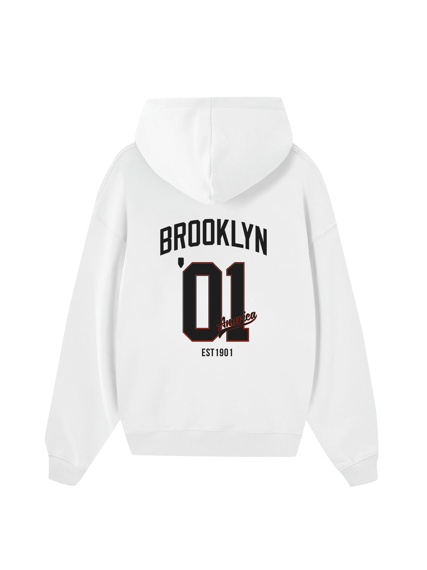 Baseball Brooklyn America Hoodie