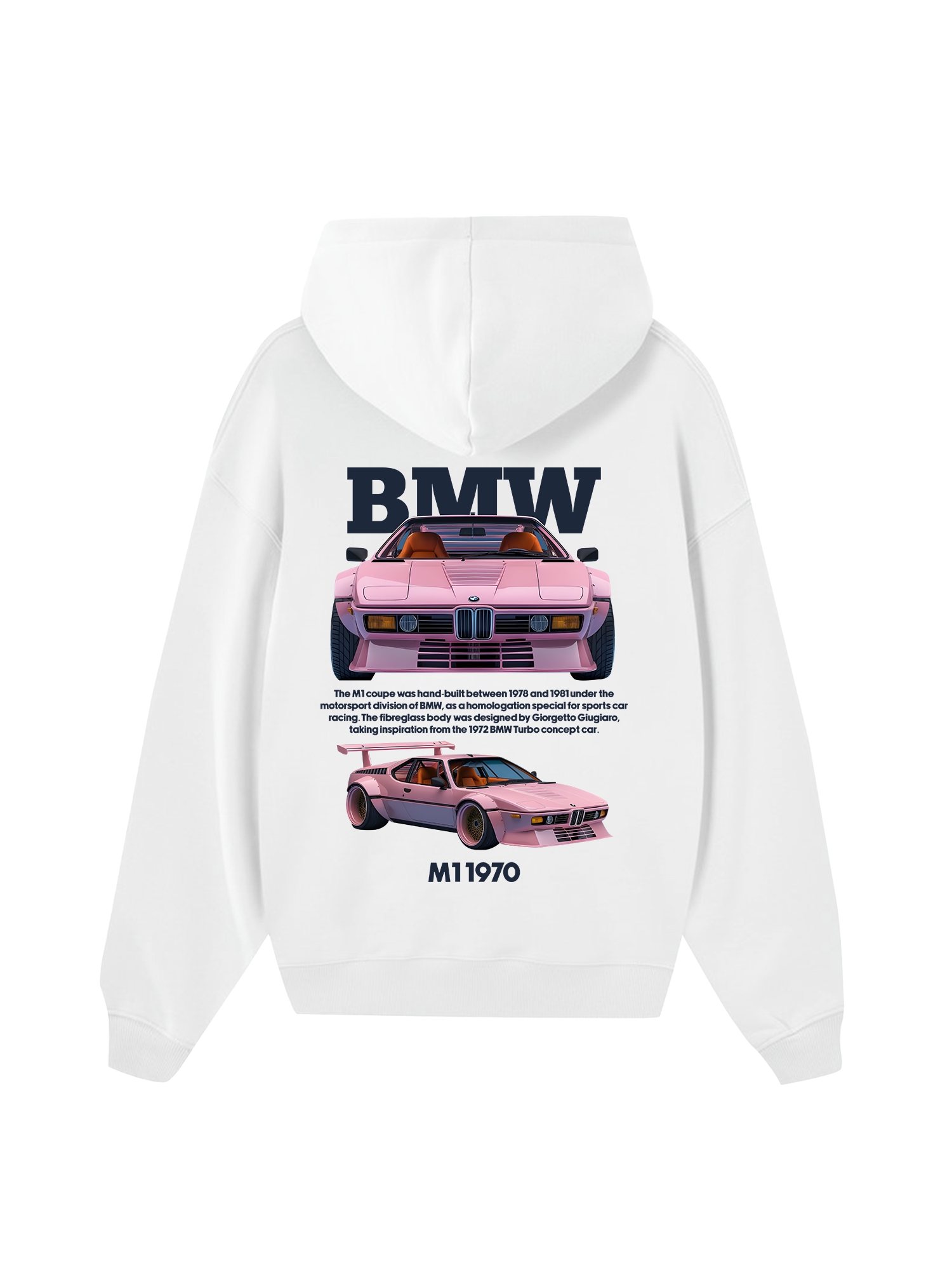 BMW M1 Pink Hoodie