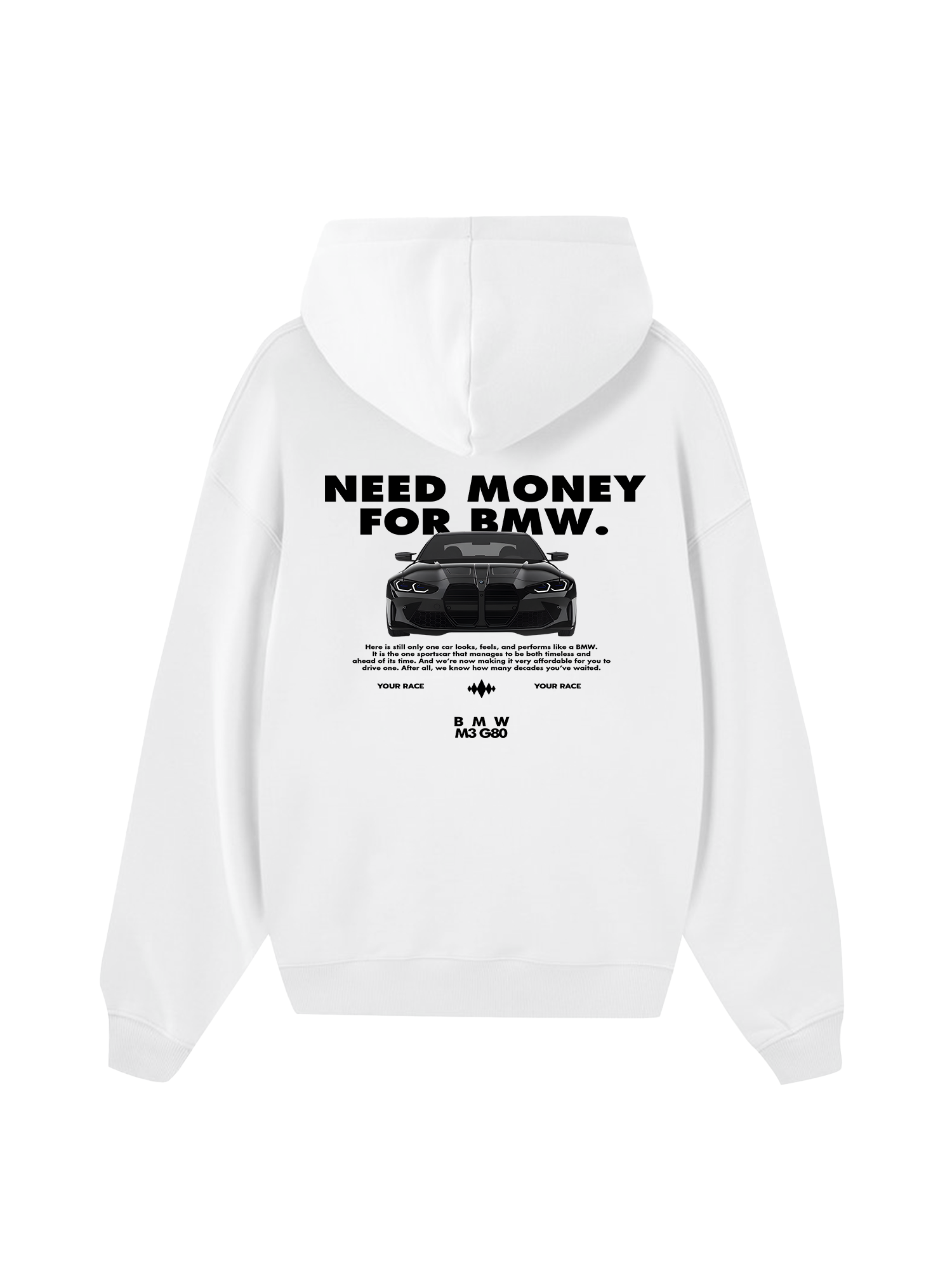 BMW M3 G80 Black Hoodie