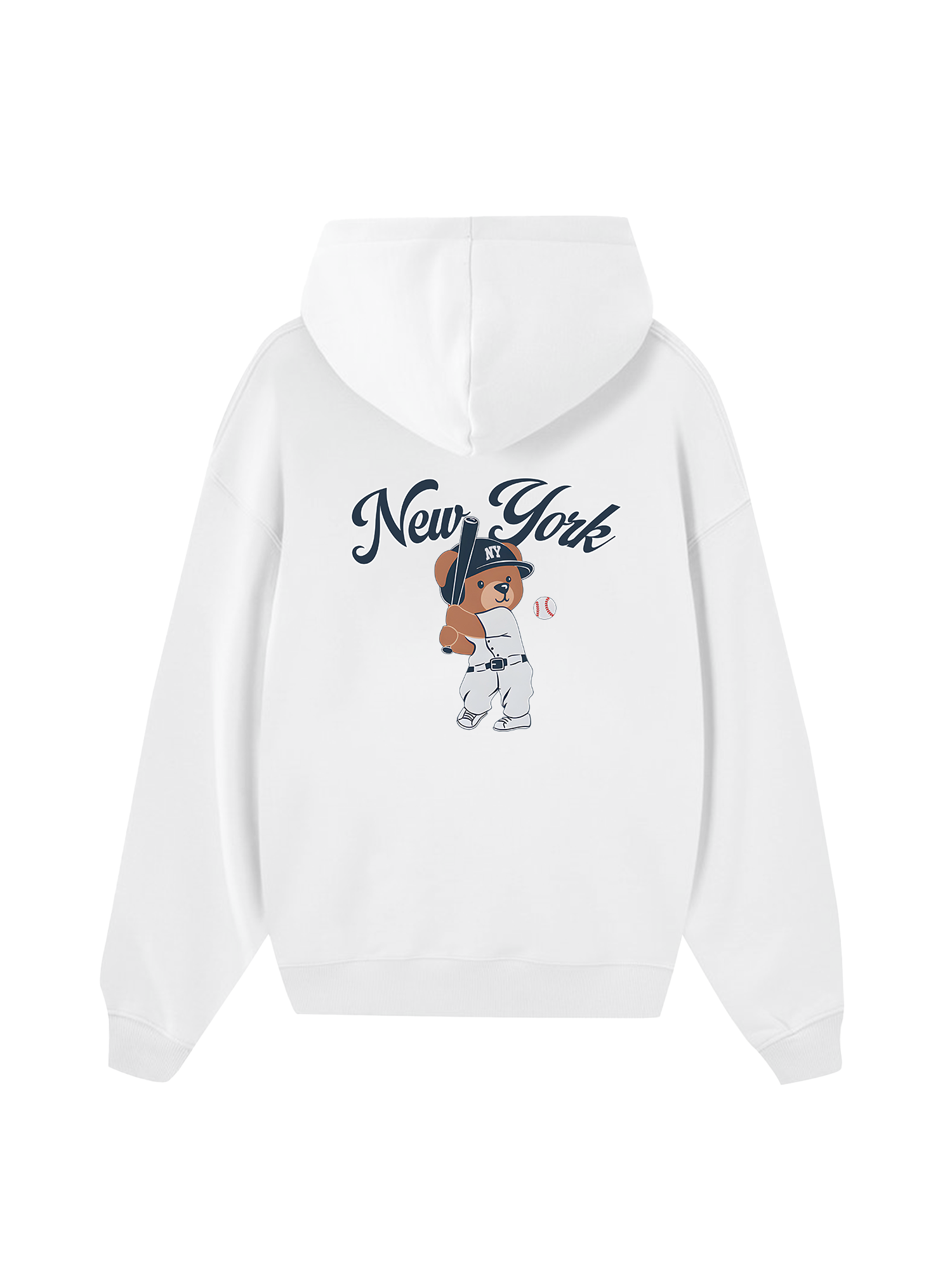 Baseball Bear Hoodie