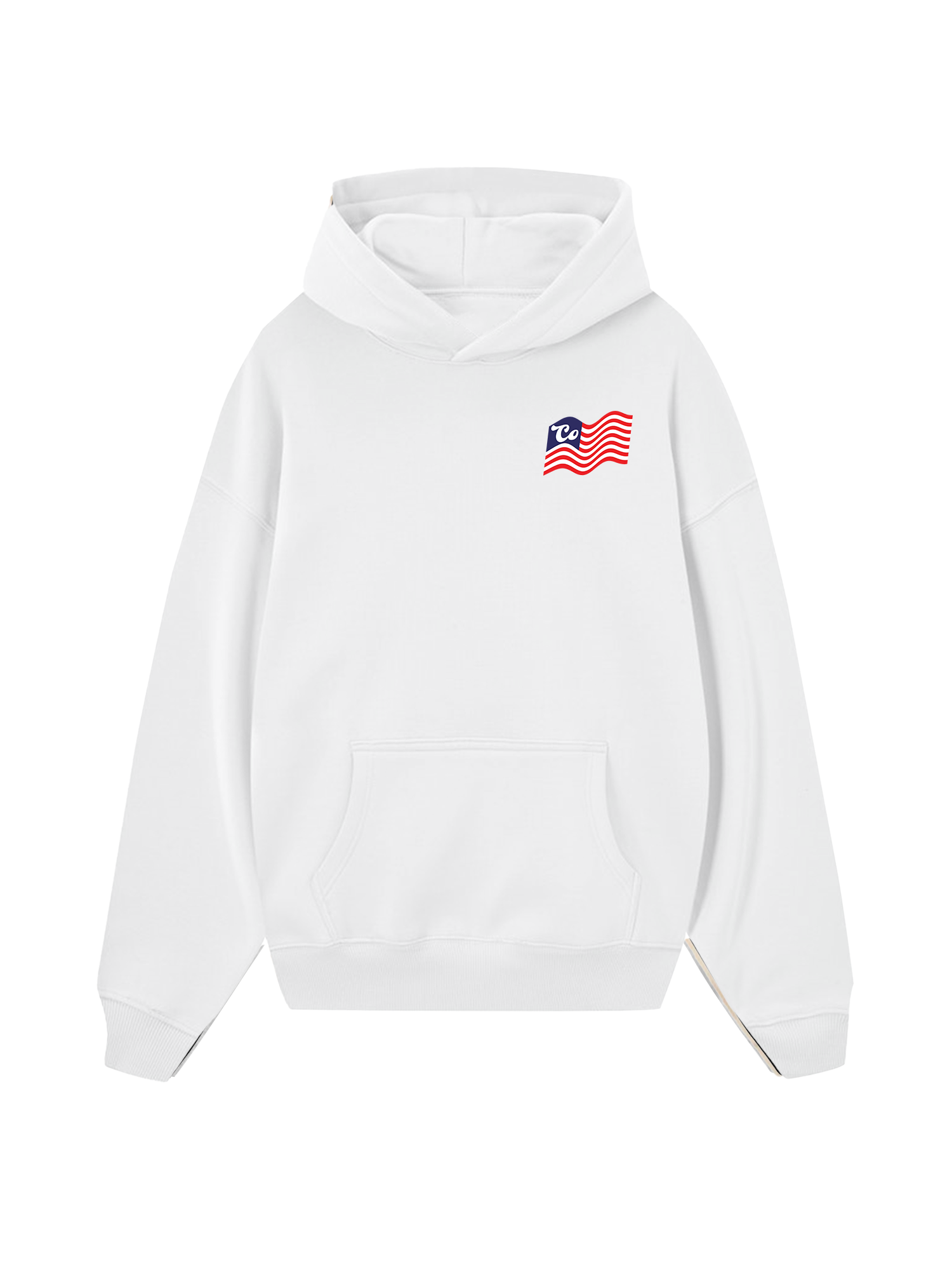 USA Cotton USA Flag Hoodie
