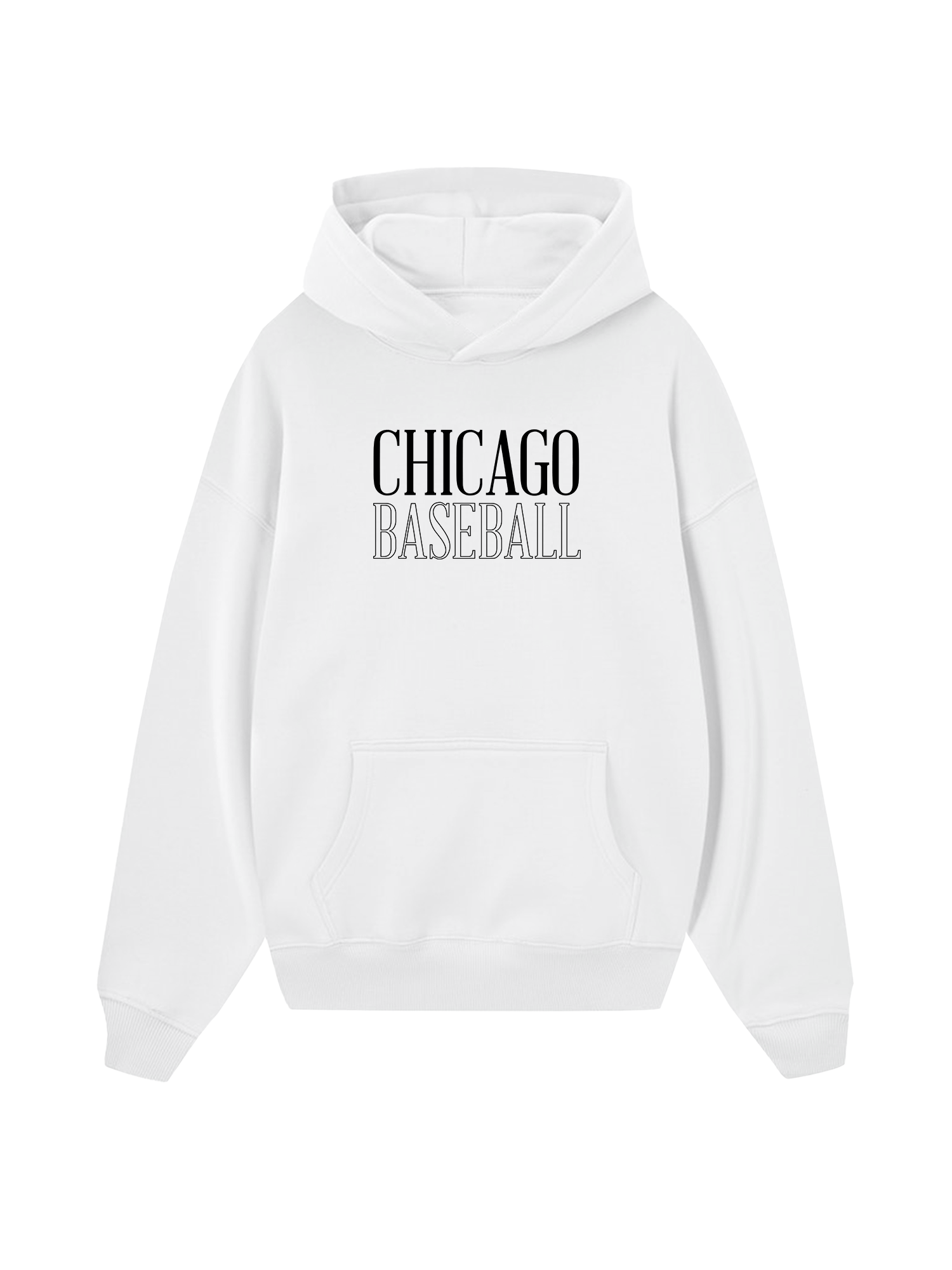 Baseball Basic Chicago Hoodie