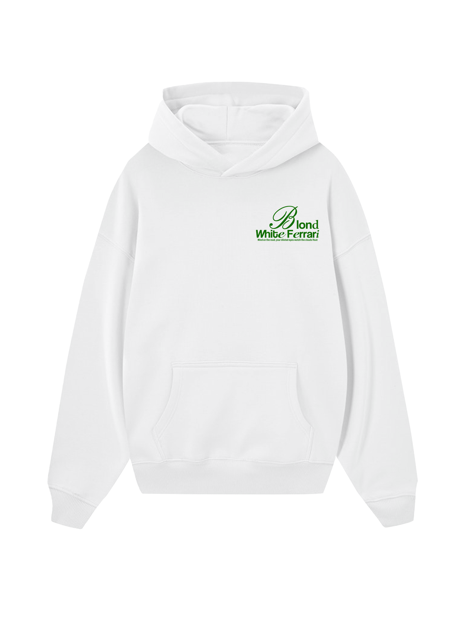 Ferrari Blond White Hoodie