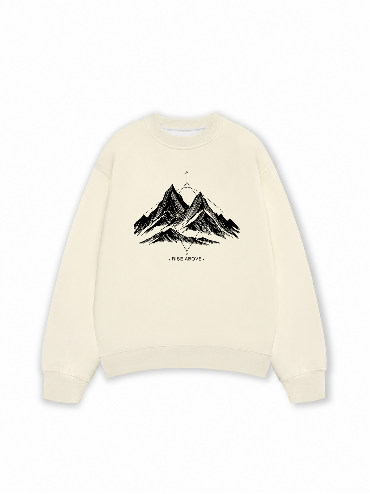 Áo Sweater Nỉ Hai Da Adventure Rise Above