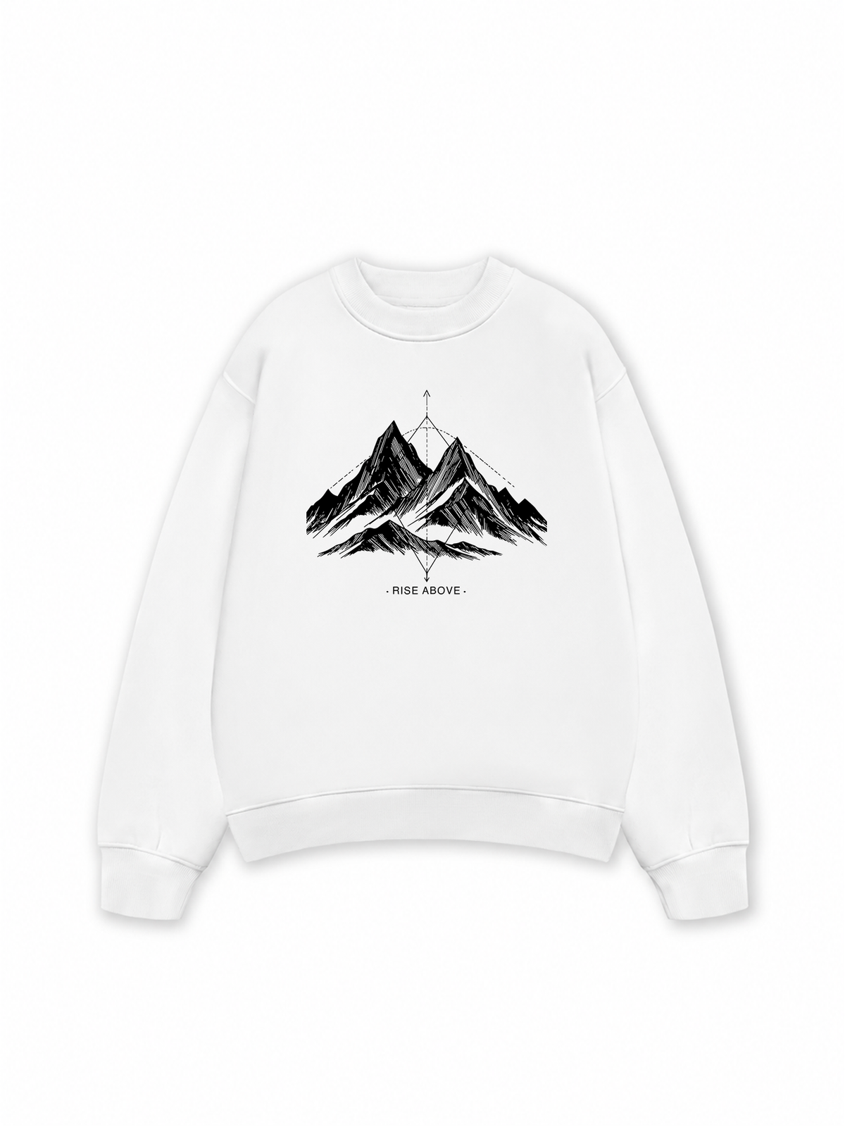Áo Sweater Nỉ Hai Da Adventure Rise Above