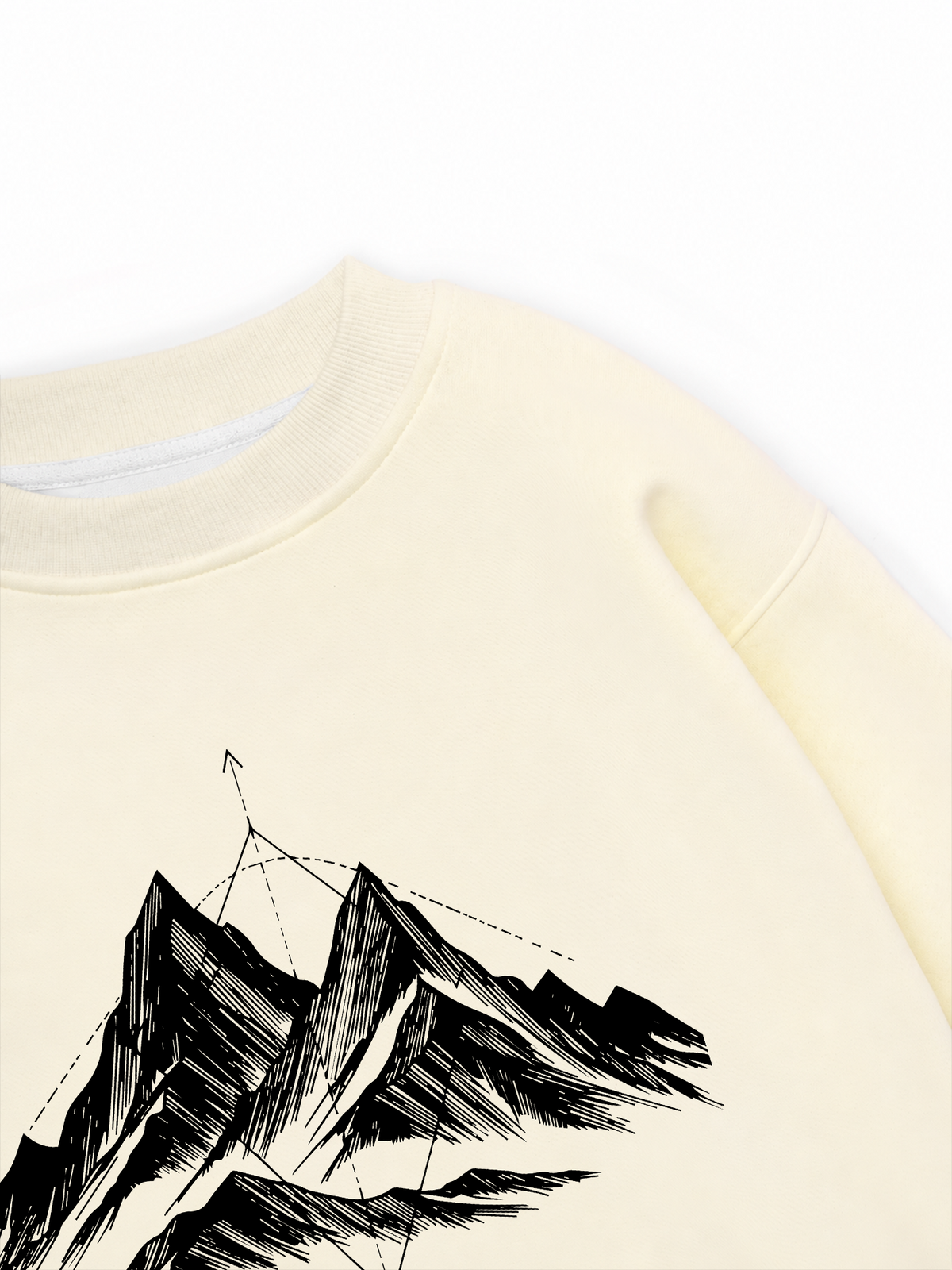 Áo Sweater Nỉ Hai Da Adventure Rise Above