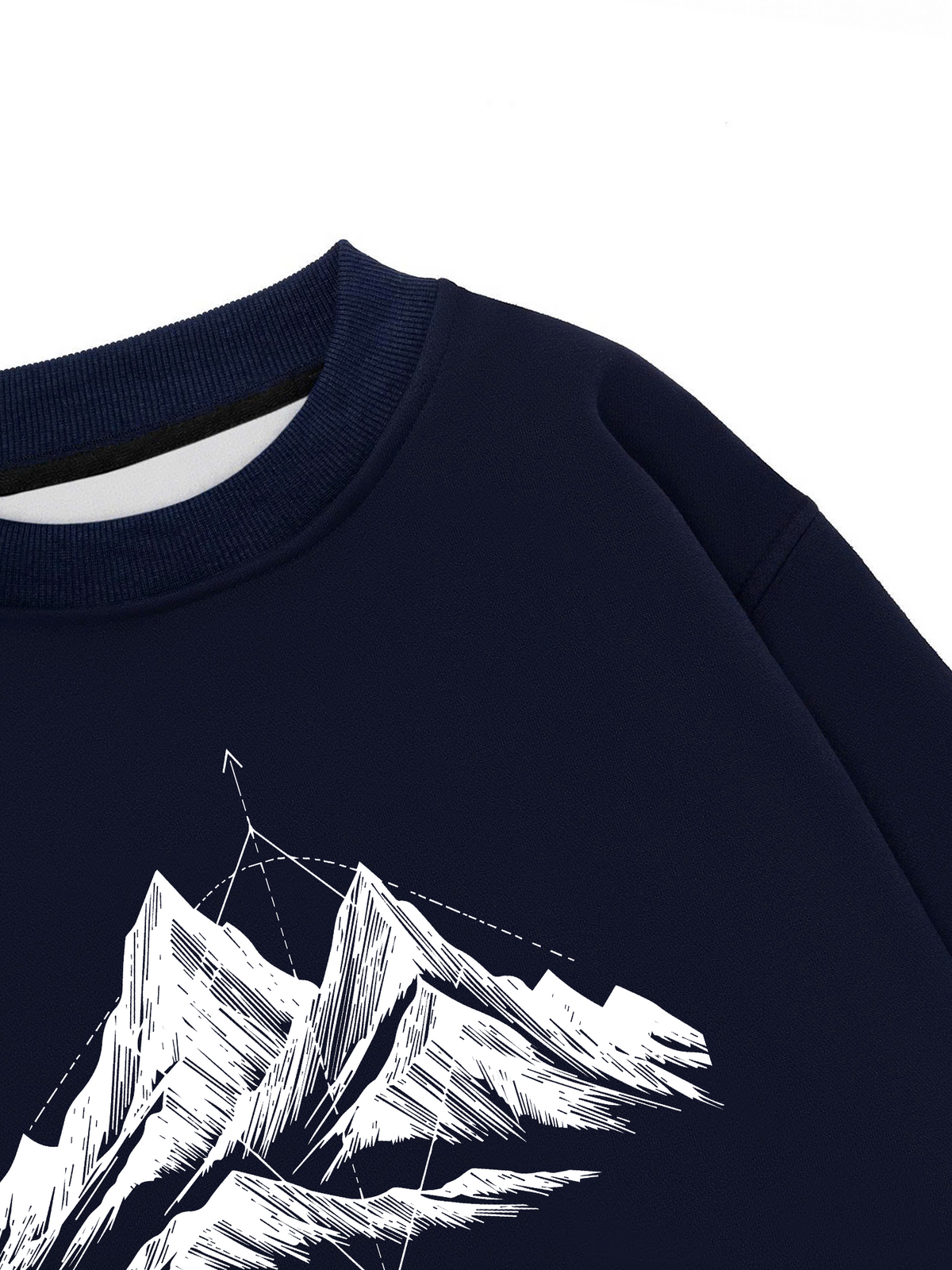 Áo Sweater Nỉ Hai Da Adventure Rise Above