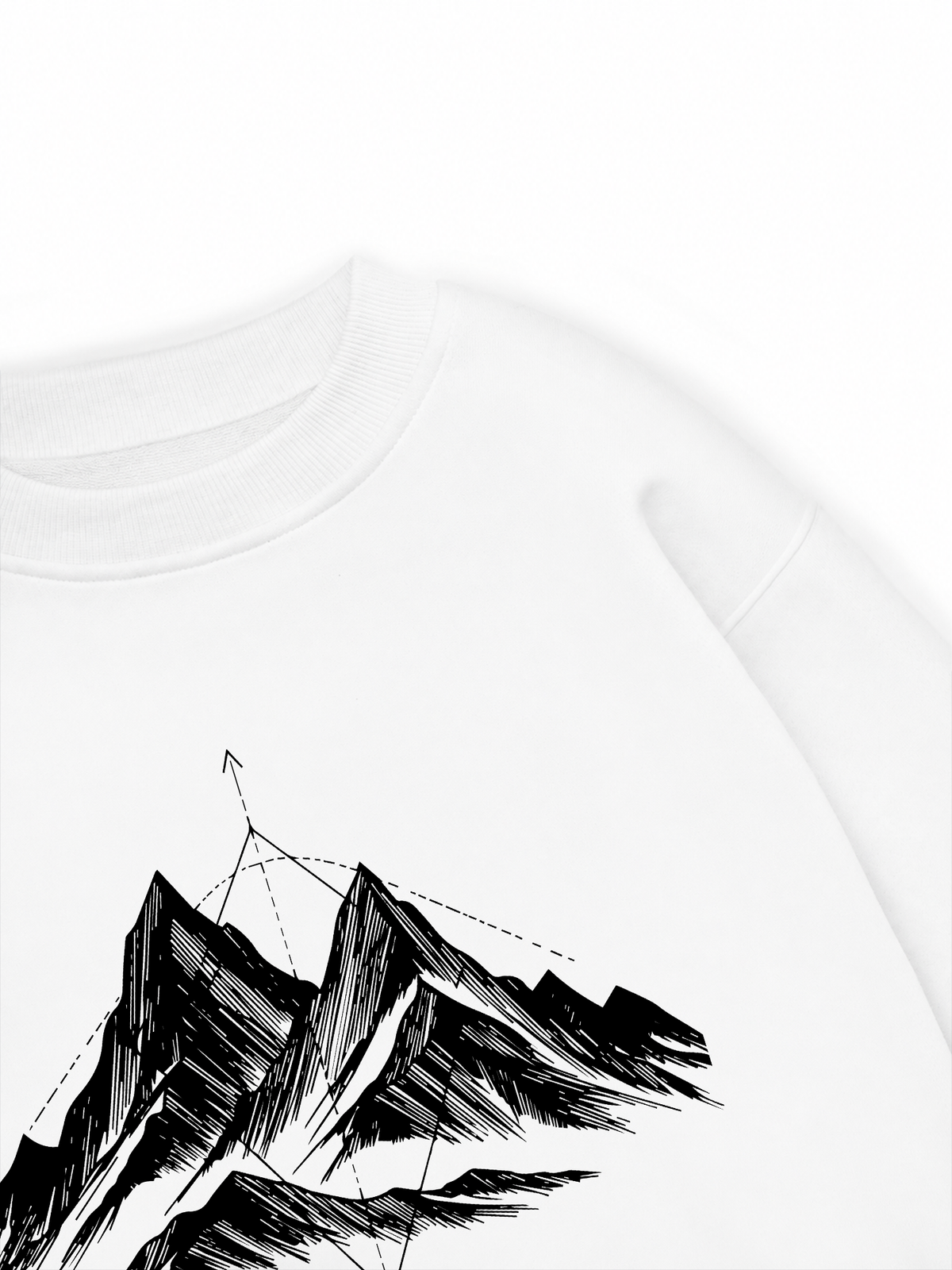 Áo Sweater Nỉ Hai Da Adventure Rise Above