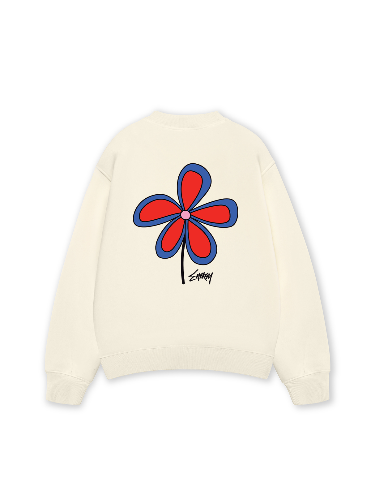 Áo Sweater Nỉ Hai Da Energy Flower