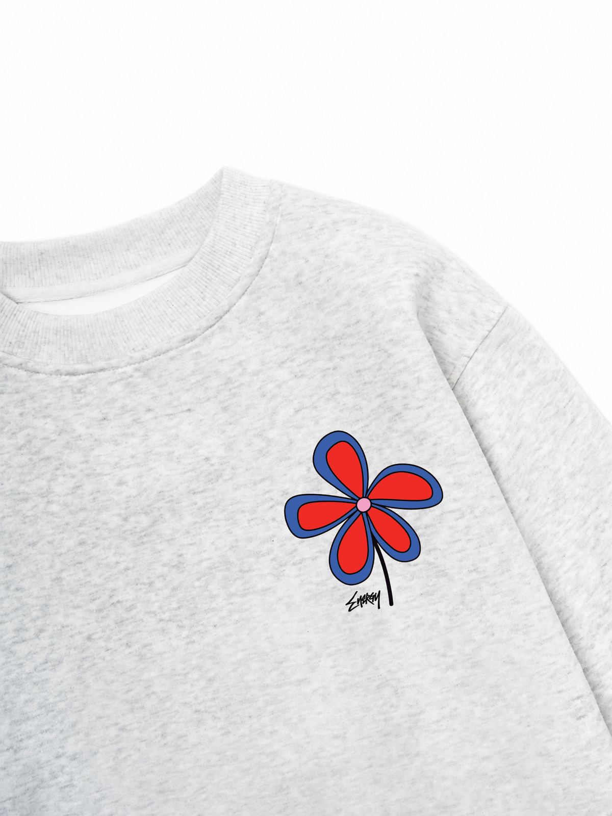 Áo Sweater Nỉ Hai Da Energy Flower