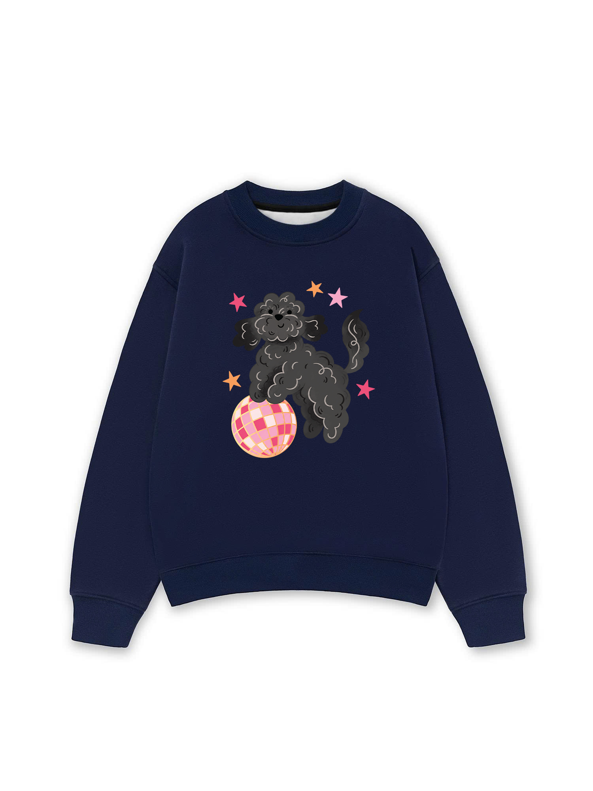 Áo Sweater Nỉ Hai Da Soft Paw Poodle And Bling Ball