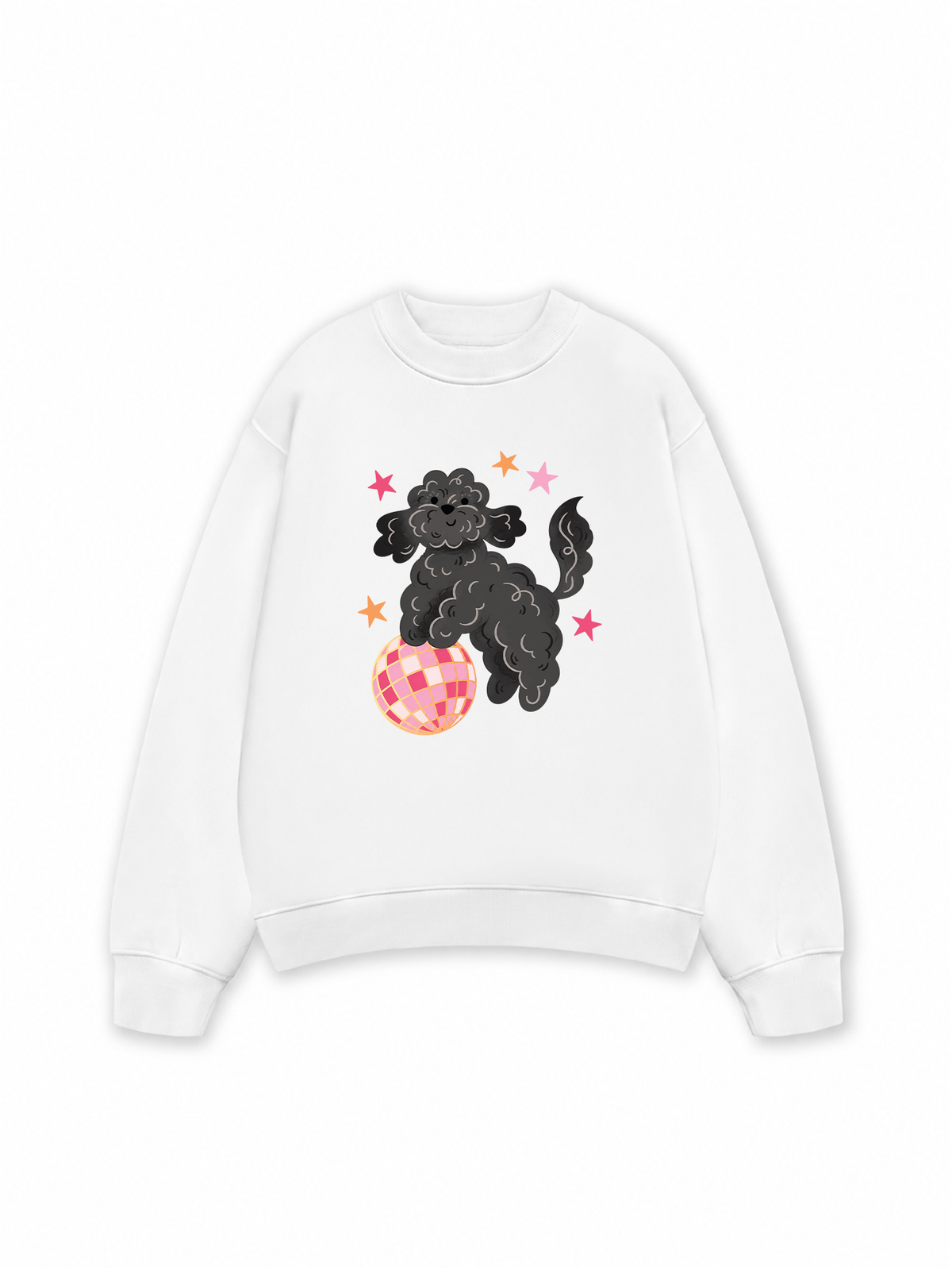 Áo Sweater Nỉ Hai Da Soft Paw Poodle And Bling Ball