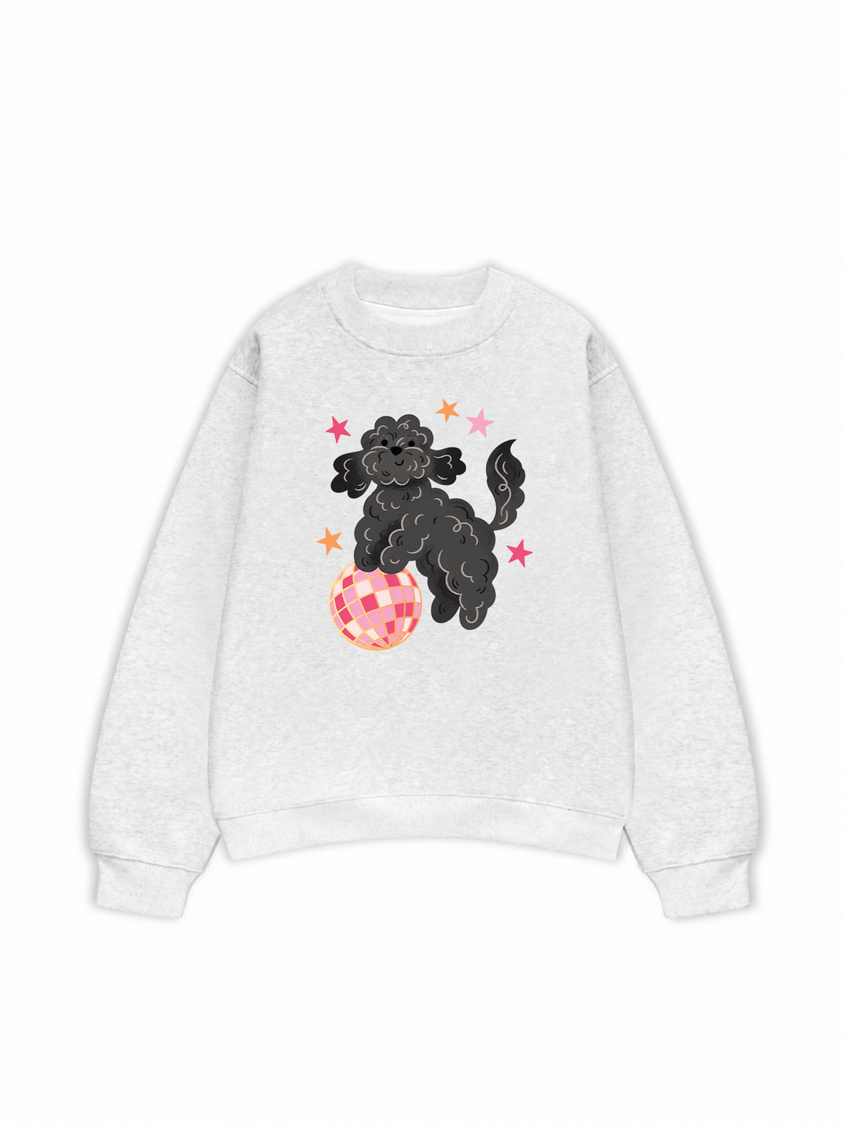Áo Sweater Nỉ Hai Da Soft Paw Poodle And Bling Ball