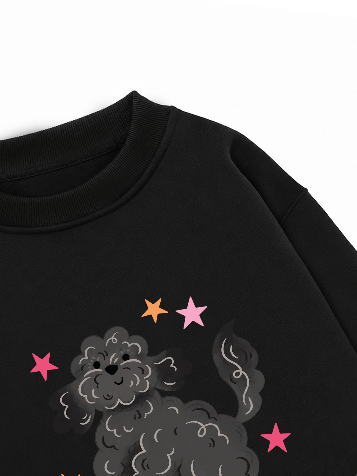 Áo Sweater Nỉ Hai Da Soft Paw Poodle And Bling Ball