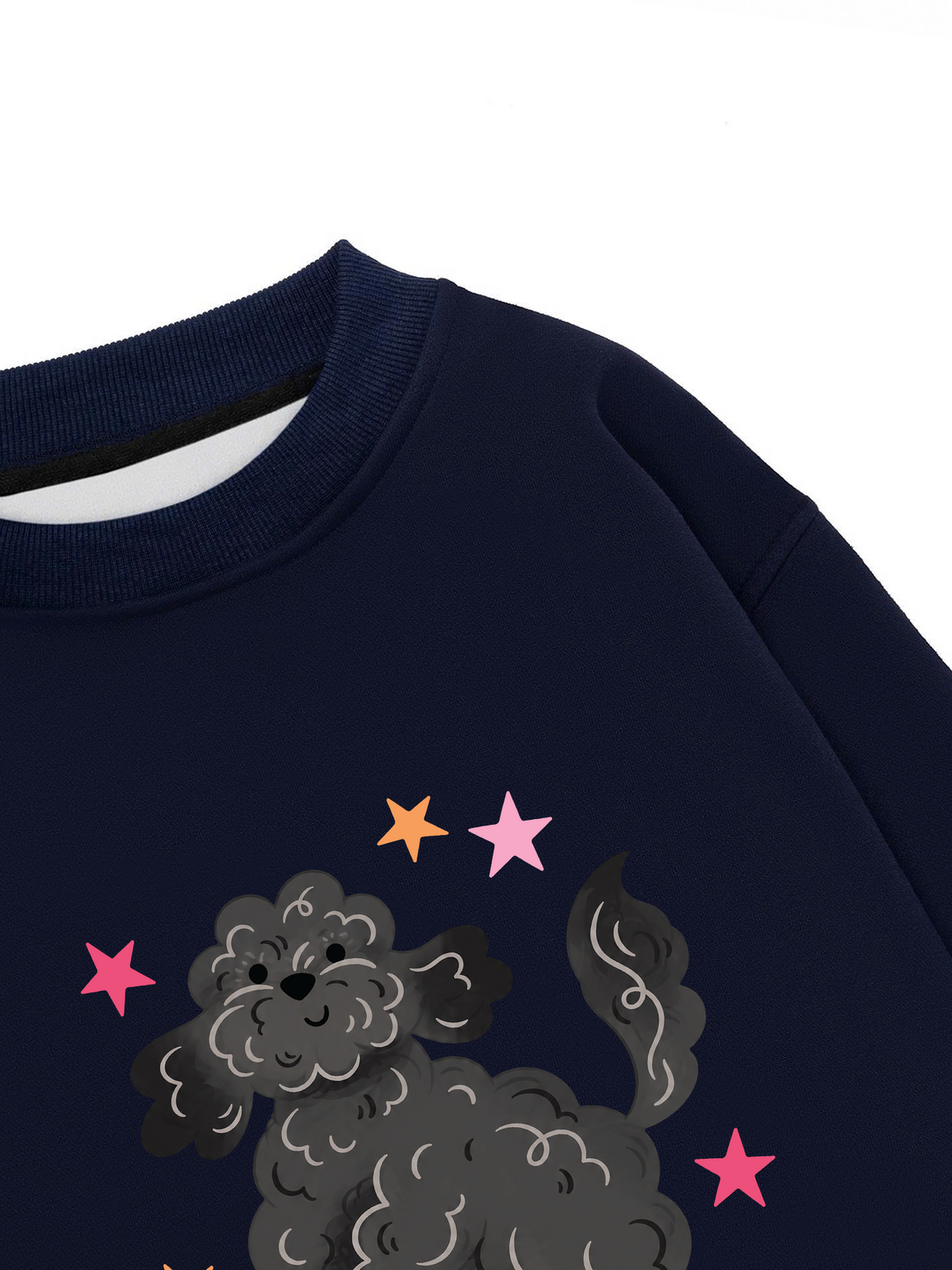 Áo Sweater Nỉ Hai Da Soft Paw Poodle And Bling Ball