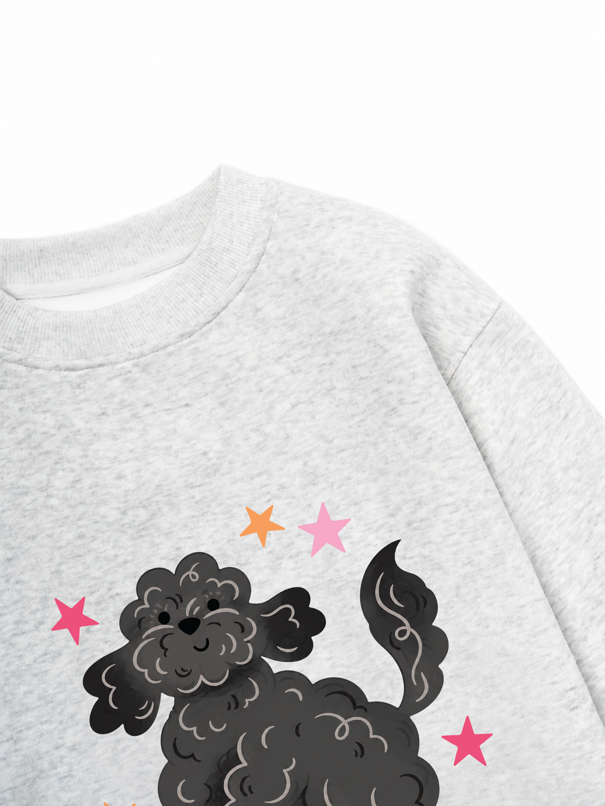 Áo Sweater Nỉ Hai Da Soft Paw Poodle And Bling Ball