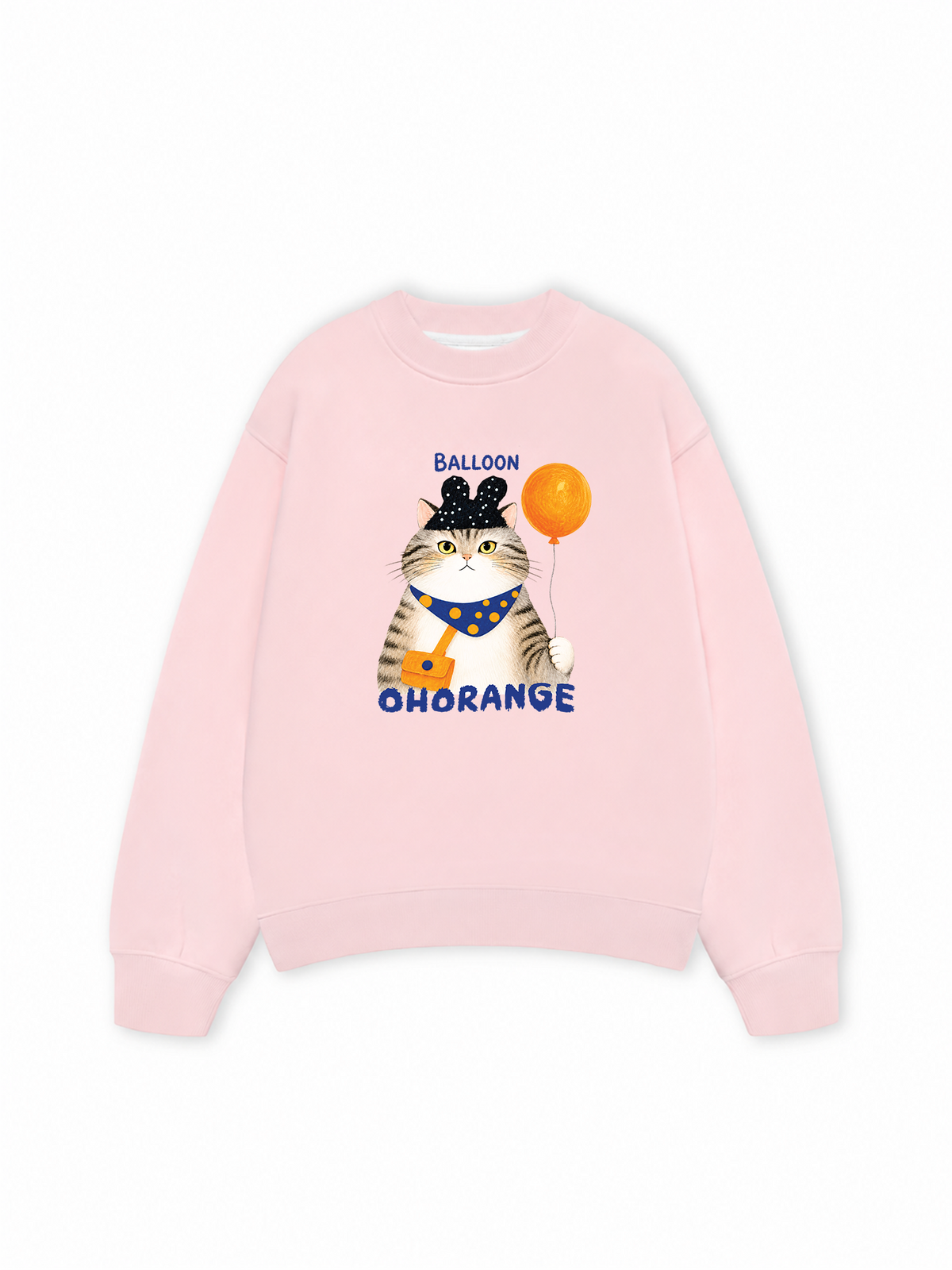 Áo Sweater Nỉ Hai Da Soft Paw Meaw With Balloon
