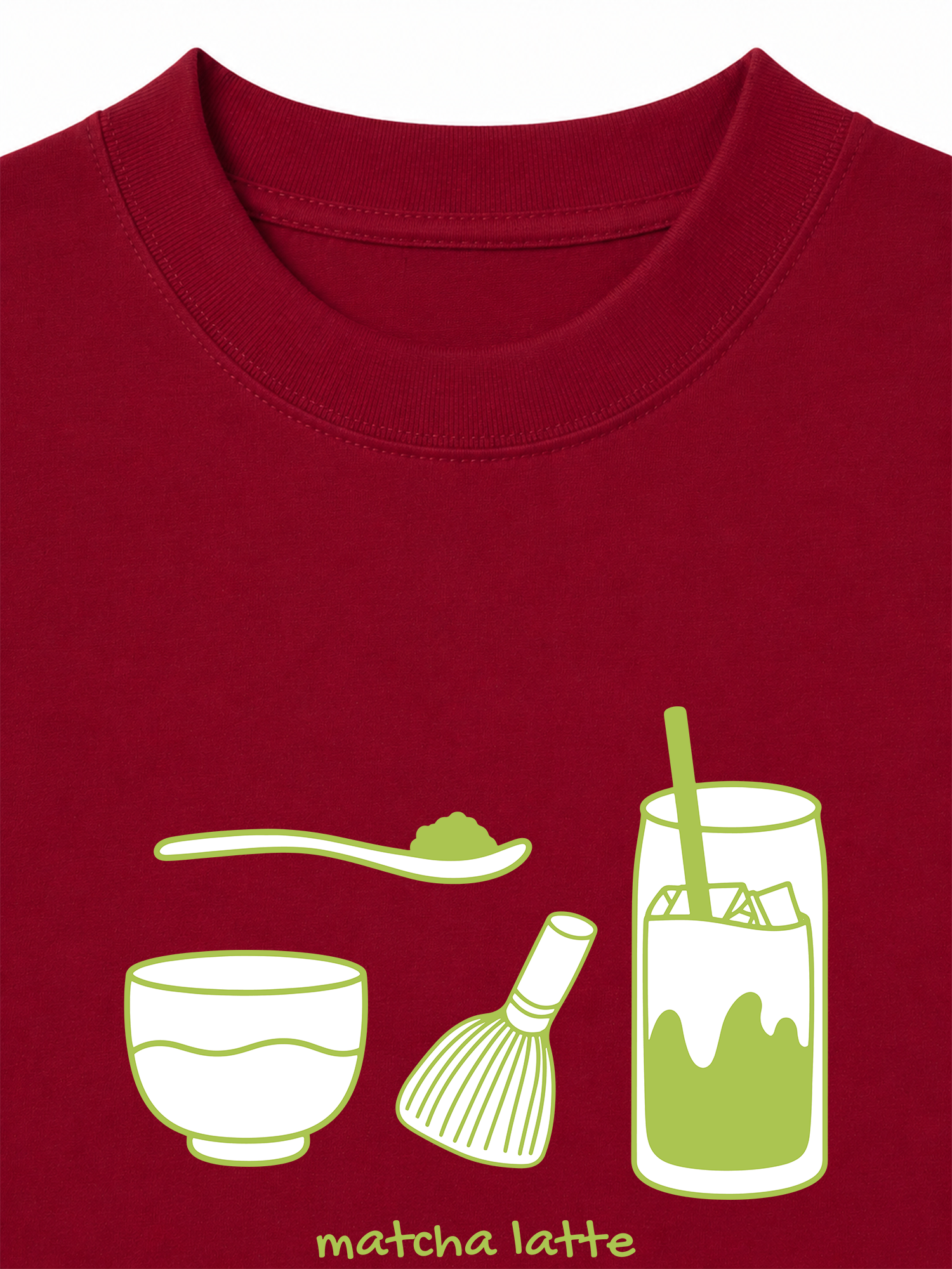 Áo Thun Relaxed Fit Matcha Latte Essentials