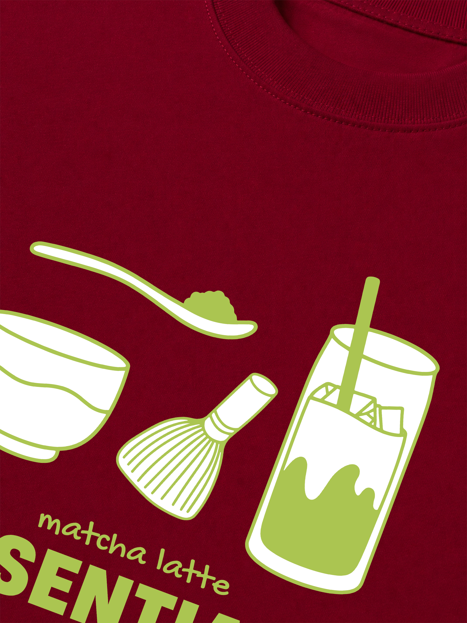Áo Thun Relaxed Fit Matcha Latte Essentials
