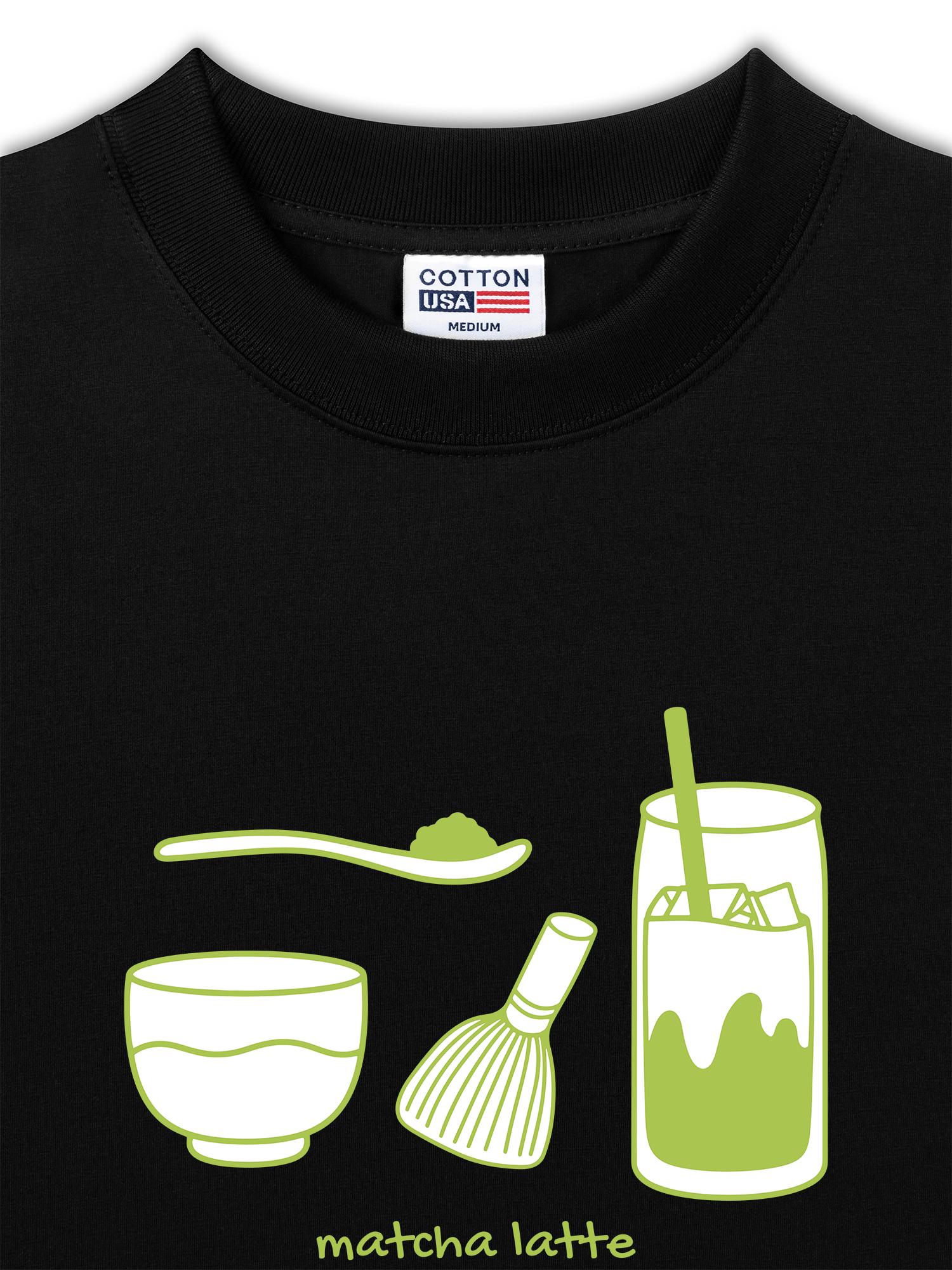 Áo Thun Relaxed Fit Matcha Latte Essentials