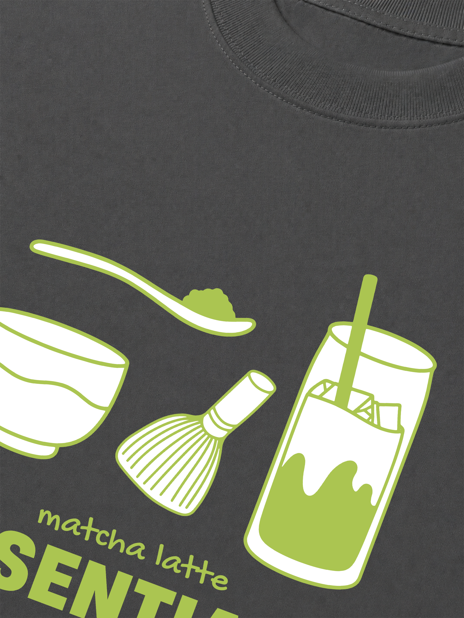 Áo Thun Relaxed Fit Matcha Latte Essentials