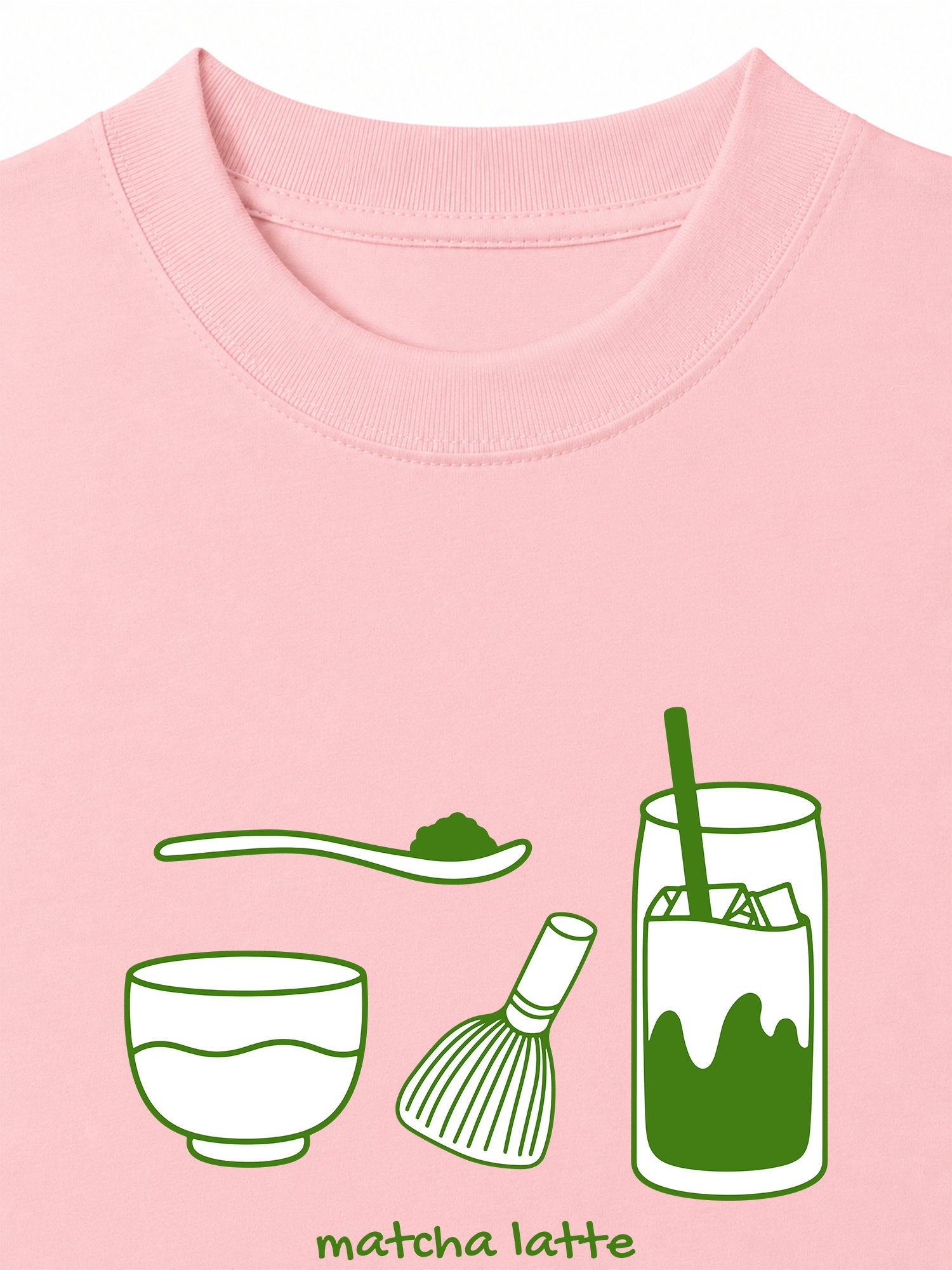 Áo Thun Relaxed Fit Matcha Latte Essentials