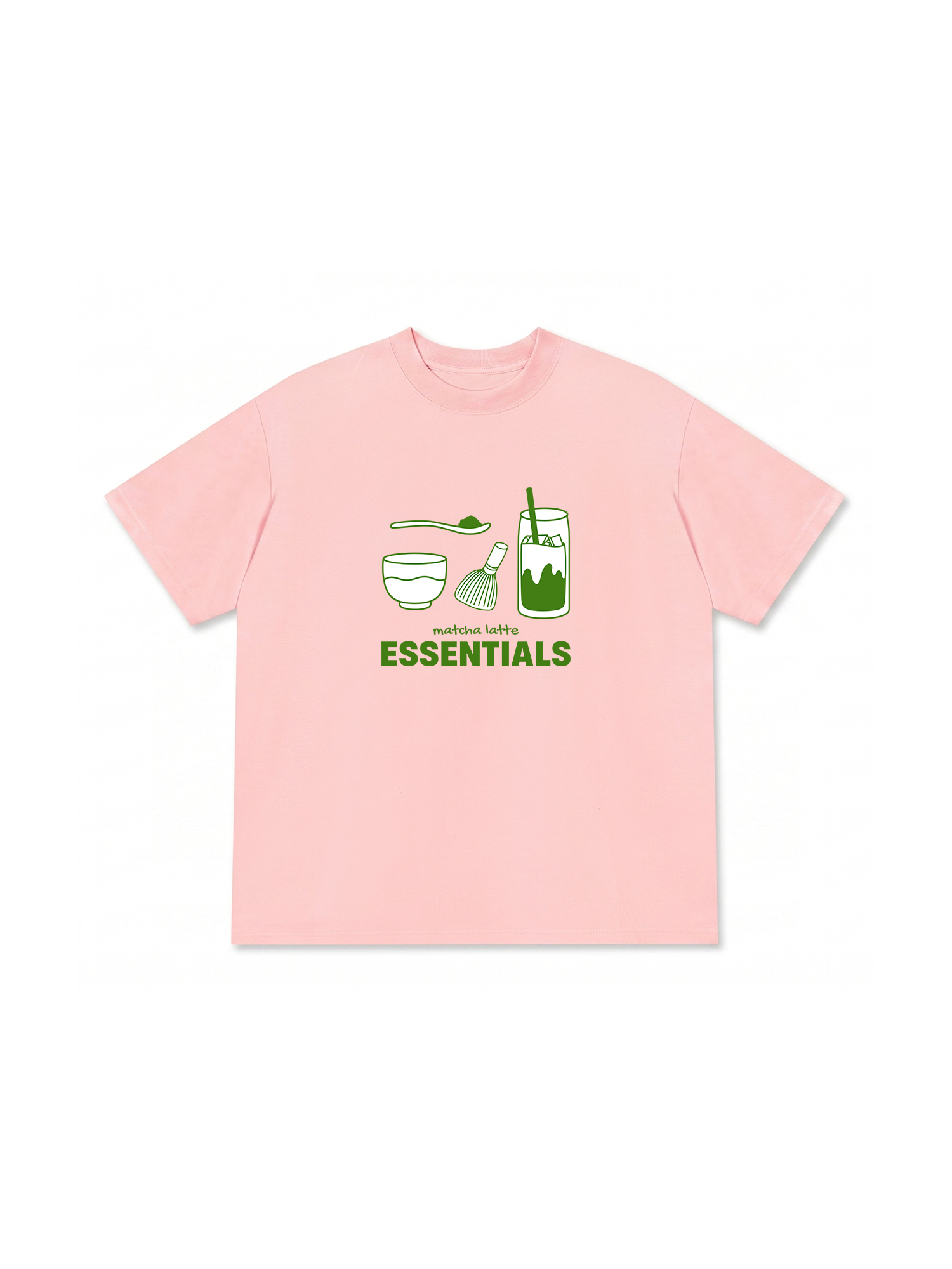 Áo Thun Relaxed Fit Matcha Latte Essentials