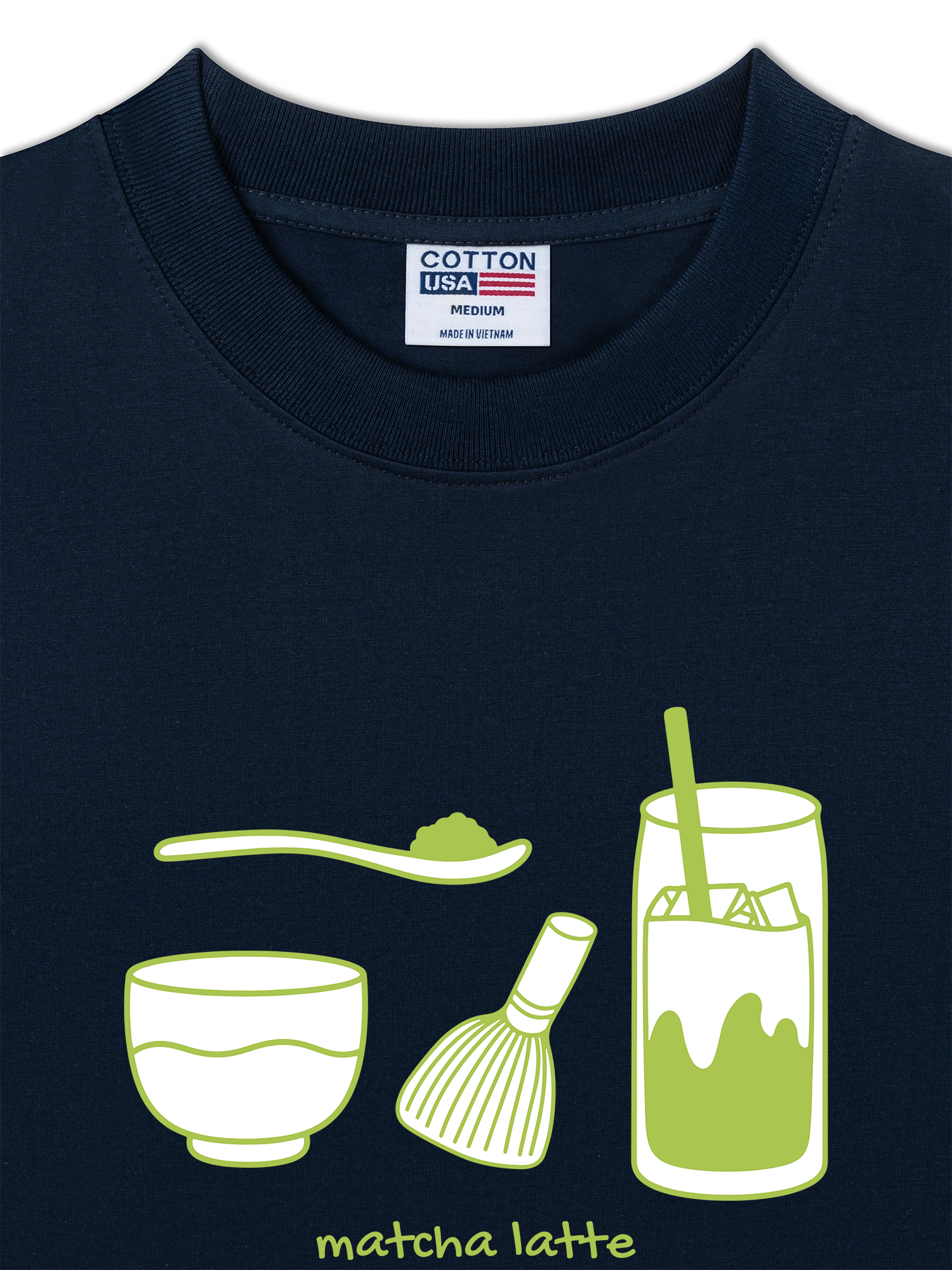 Áo Thun Relaxed Fit Matcha Latte Essentials