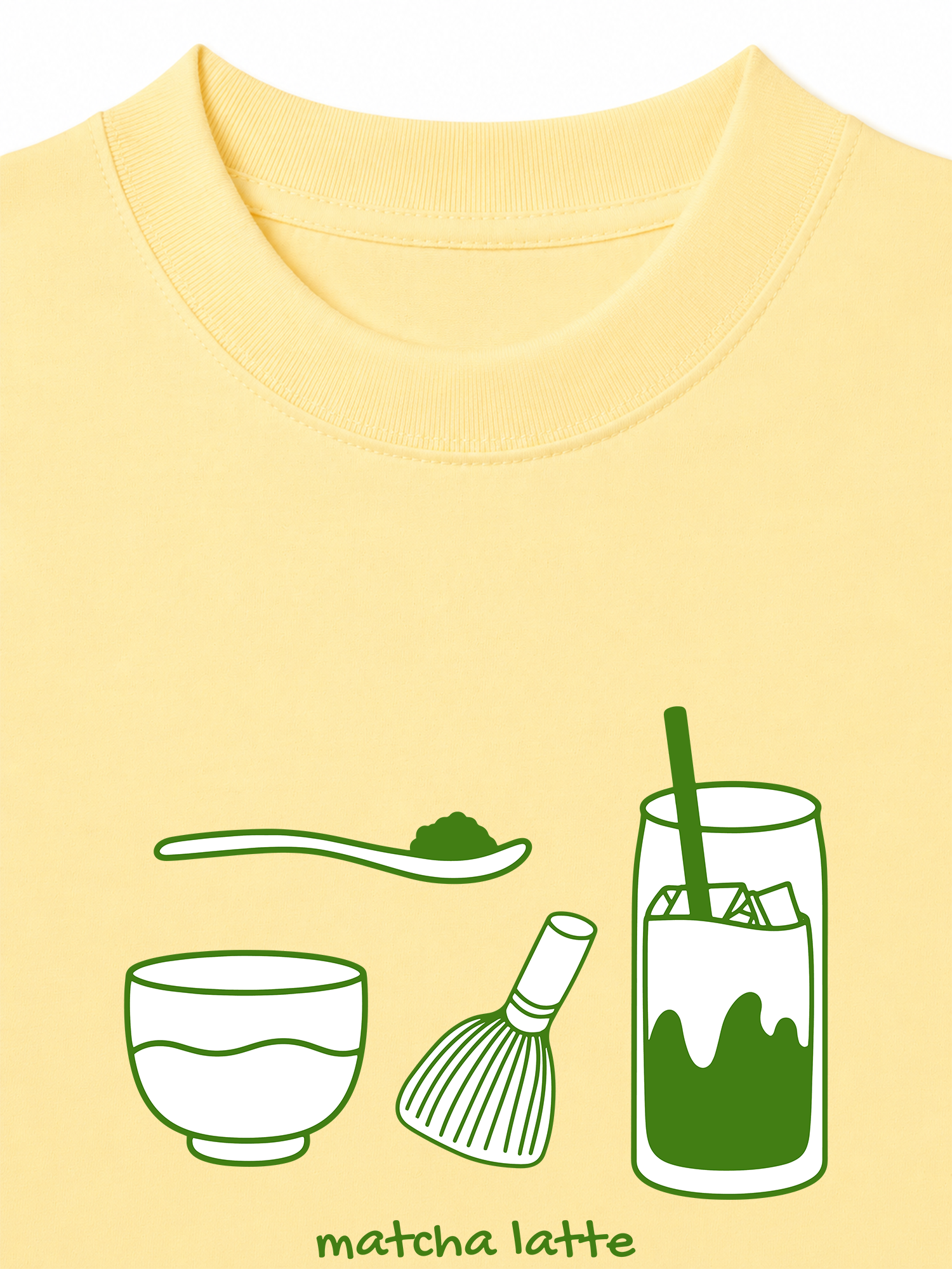 Áo Thun Relaxed Fit Matcha Latte Essentials