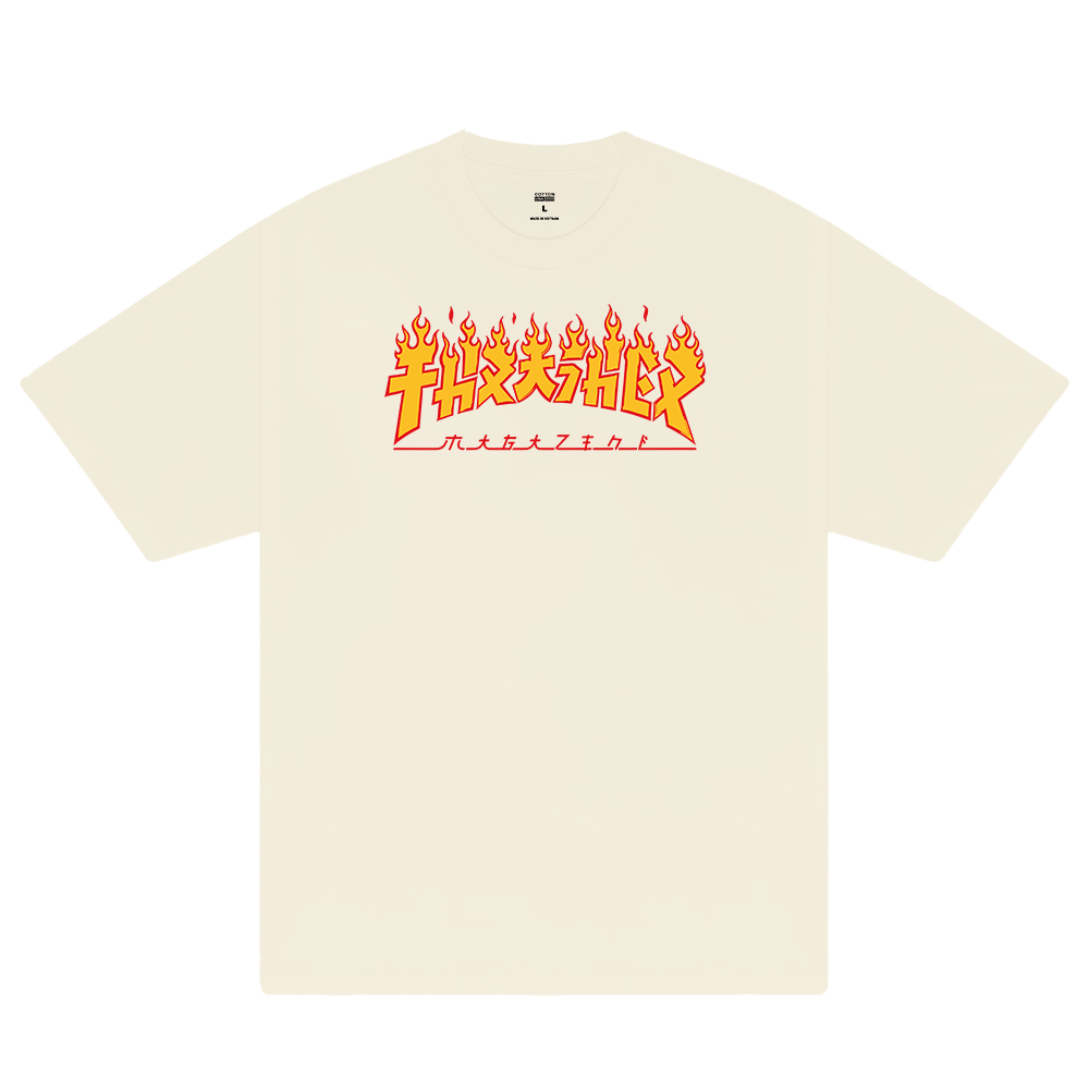 Thrasher Godzilla Flame T-Shirt