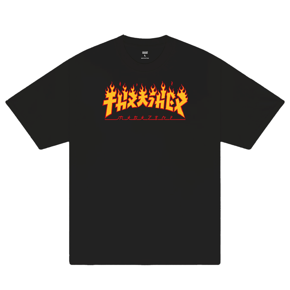 Thrasher Godzilla Flame T-Shirt