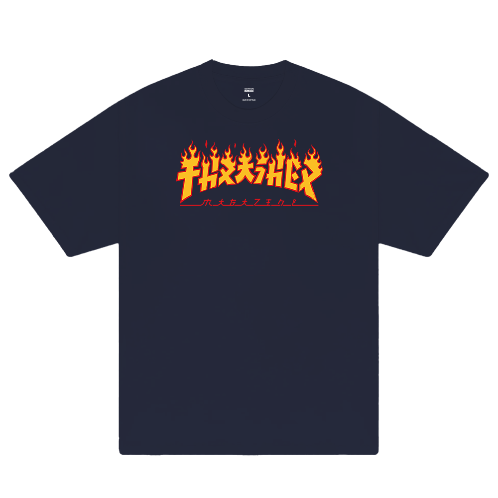 Thrasher Godzilla Flame T-Shirt