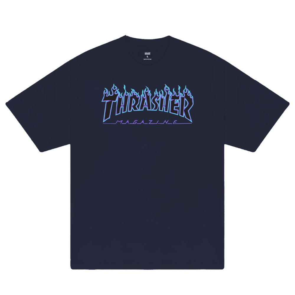 Thrasher Soul Blue Flame T-Shirt