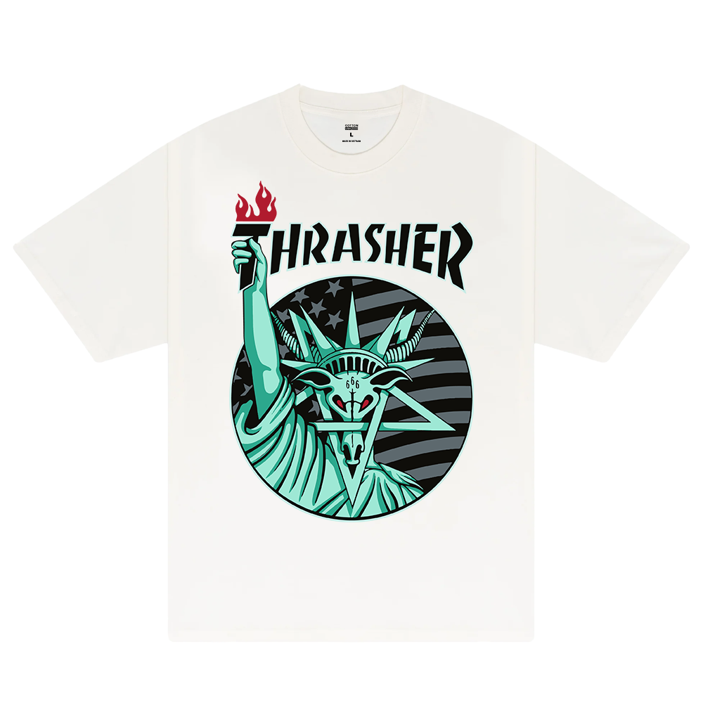 Thrasher Statue Of Liberty T-Shirt