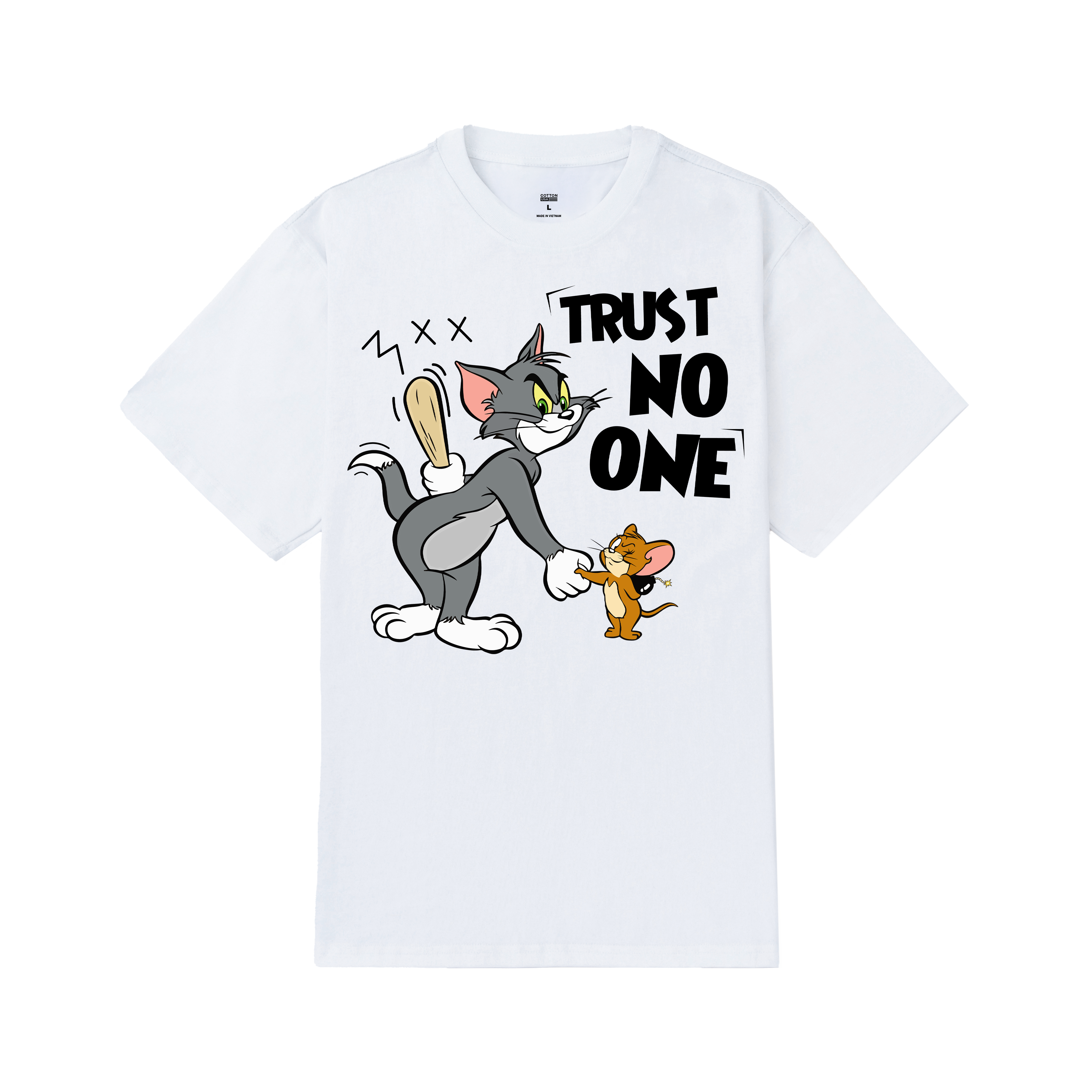 Tom and Jerry Trust No One T-Shirt