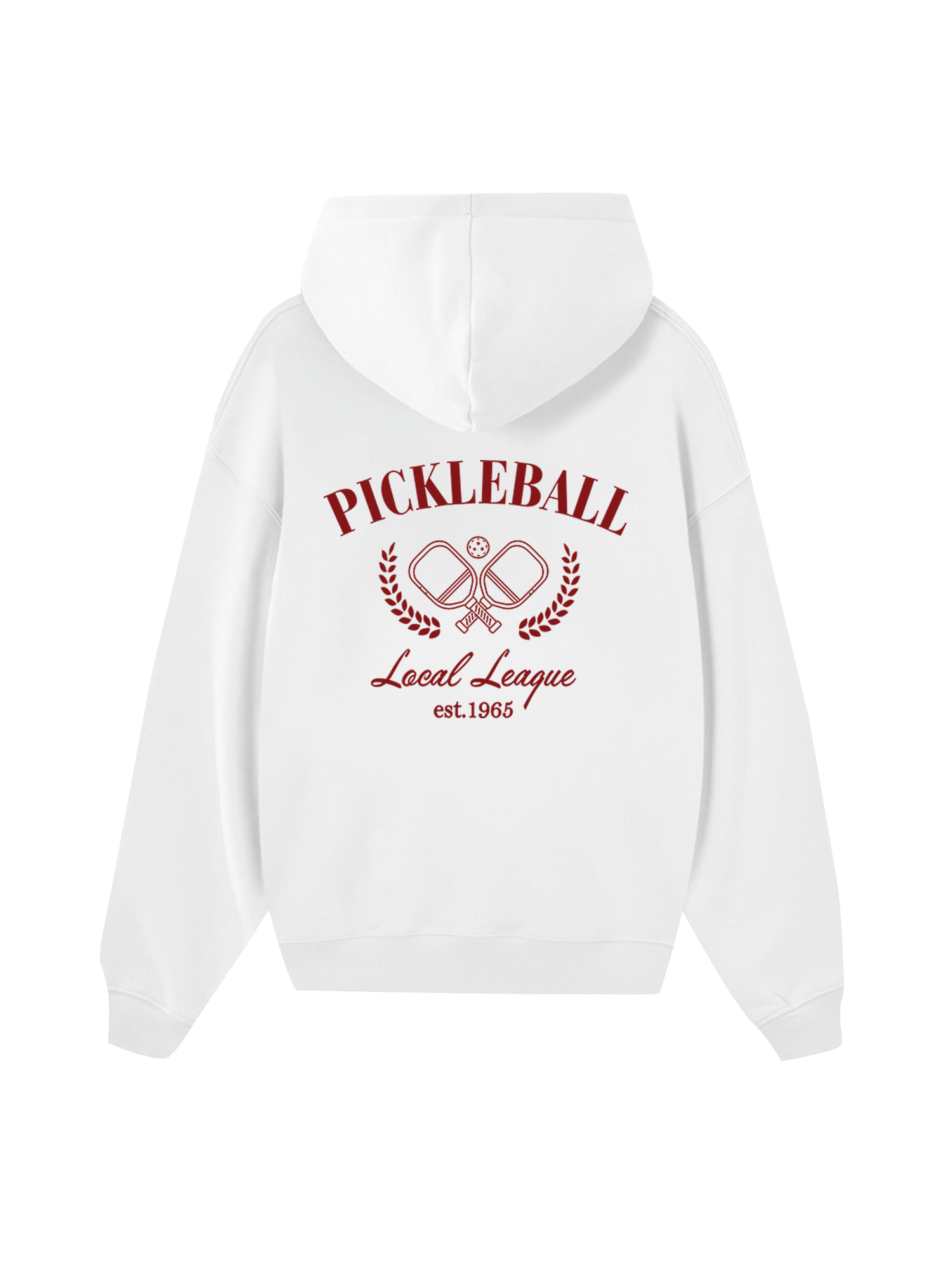 Pickleball Red Local League Hoodie