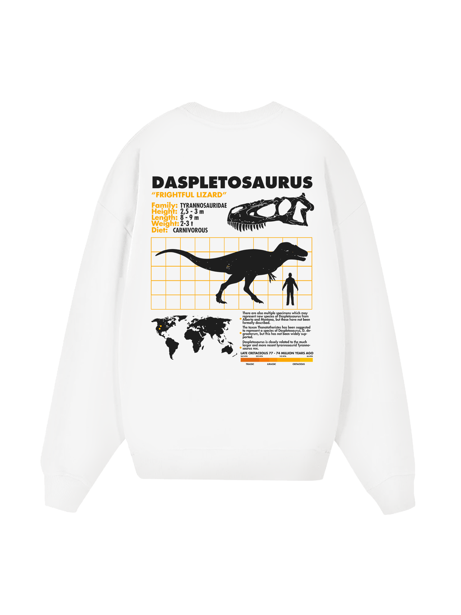 Wild Life Analysis Table Daspletosaurus Sweater