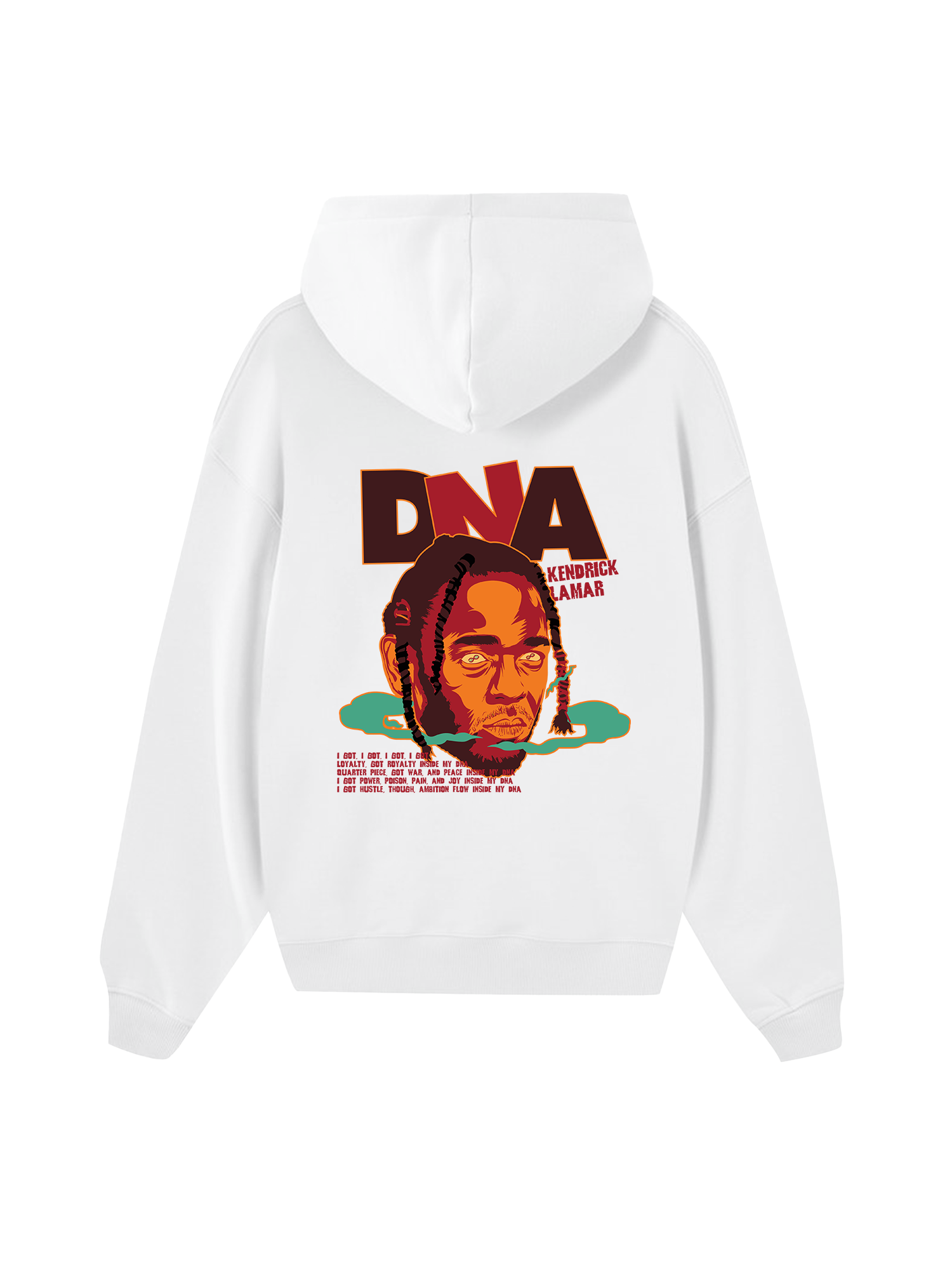 Rapper Kendrick Lamar DNA Hoodie