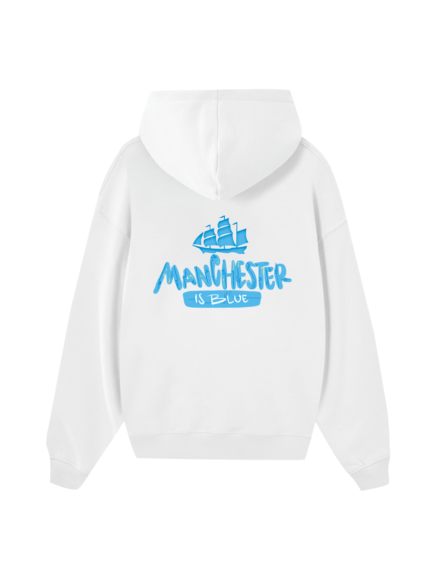 Manchester Is Blue Ver 2 Hoodie