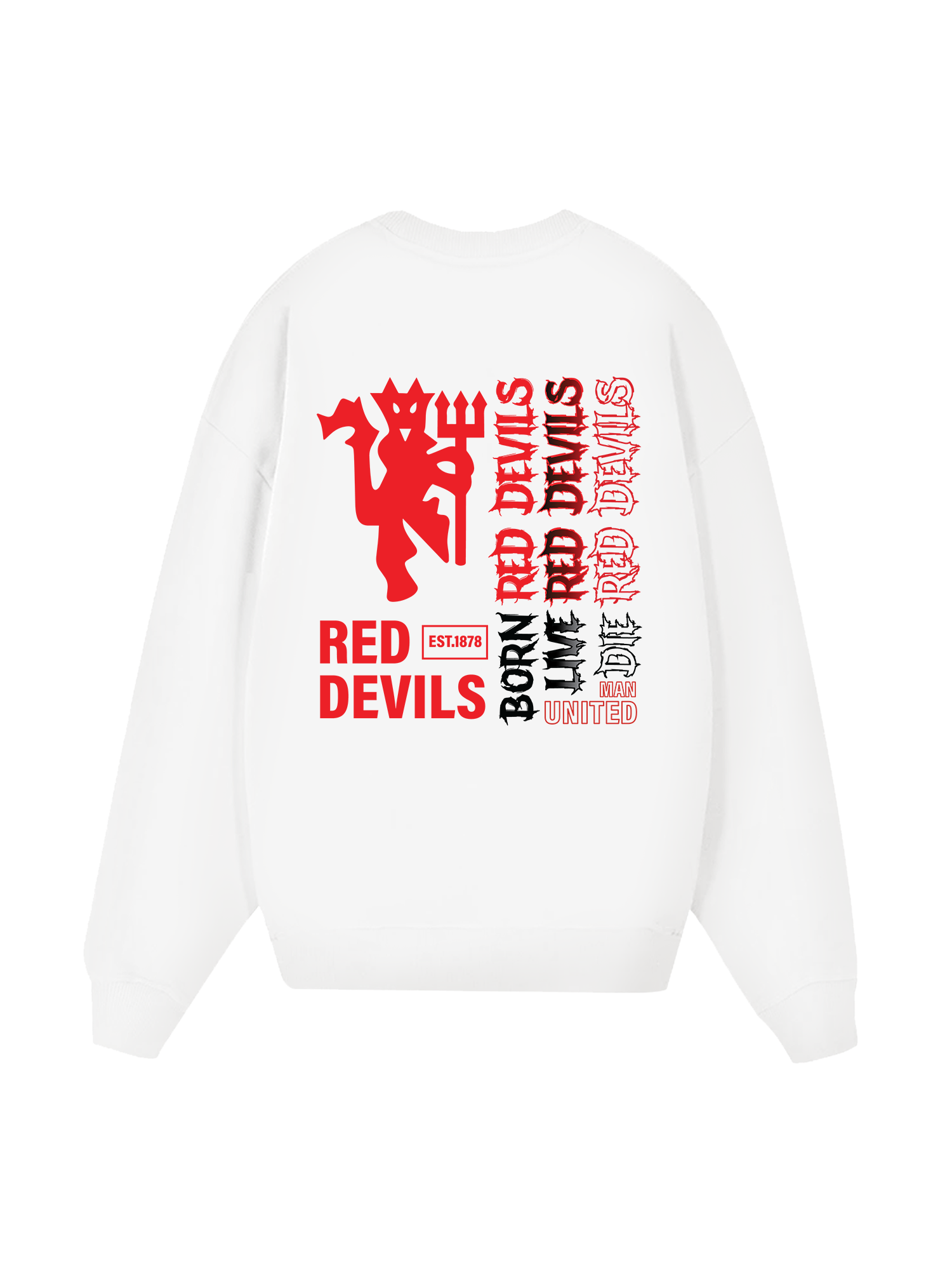 Manchester United Red Devils Est 1878 Sweater
