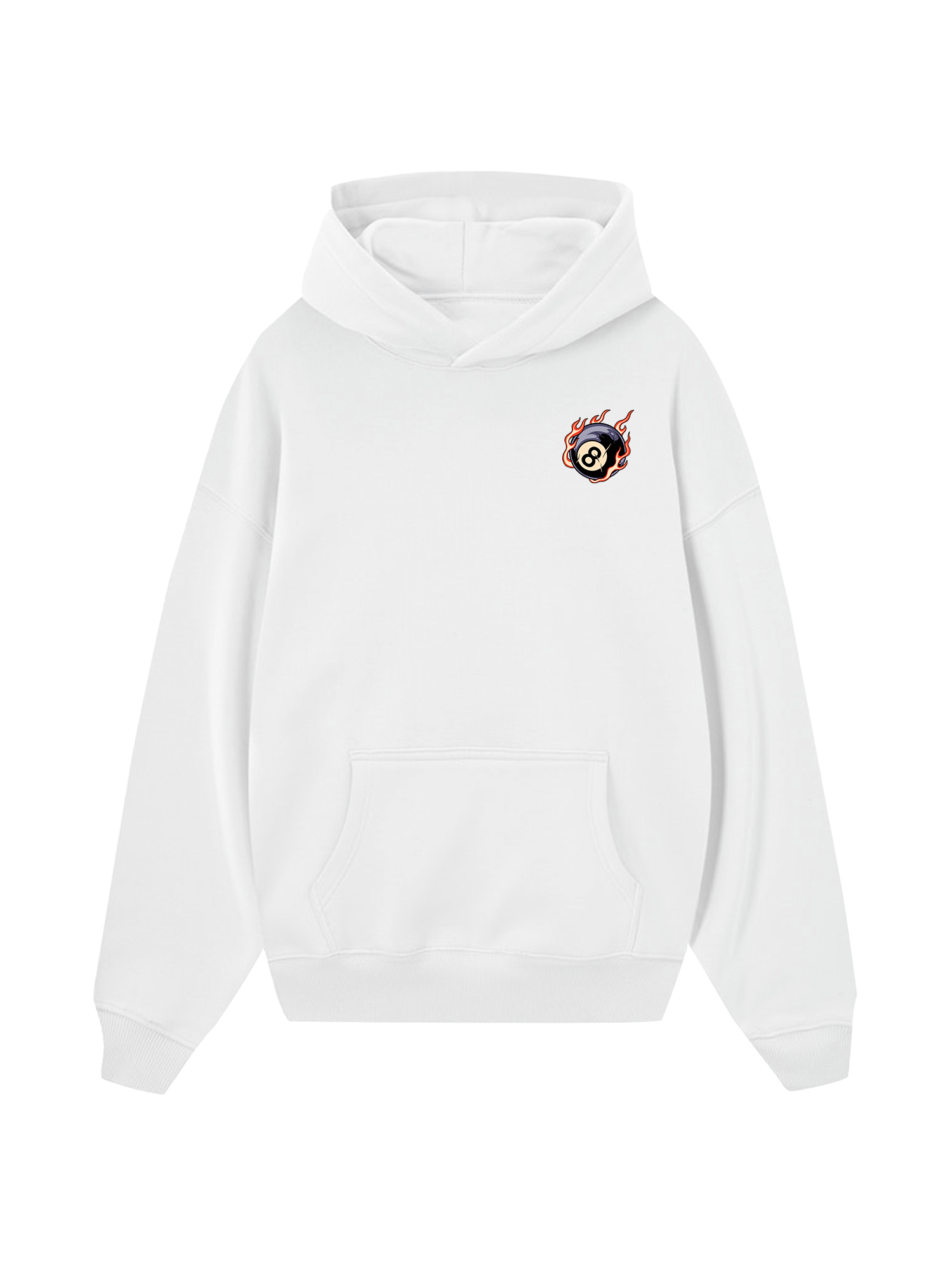 Billiards Flame Eight Hoodie