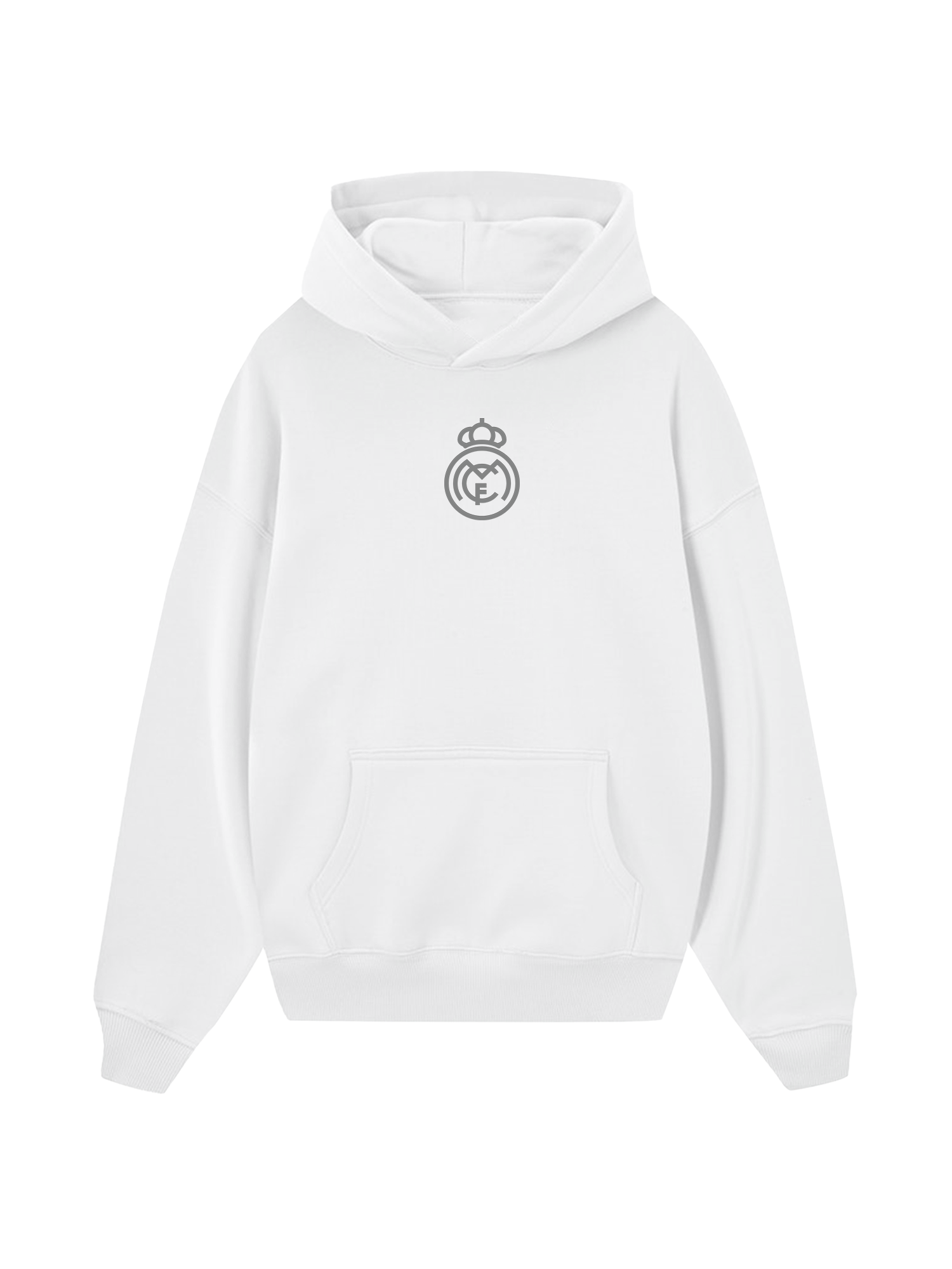 Real Marid Marid Is White Hoodie