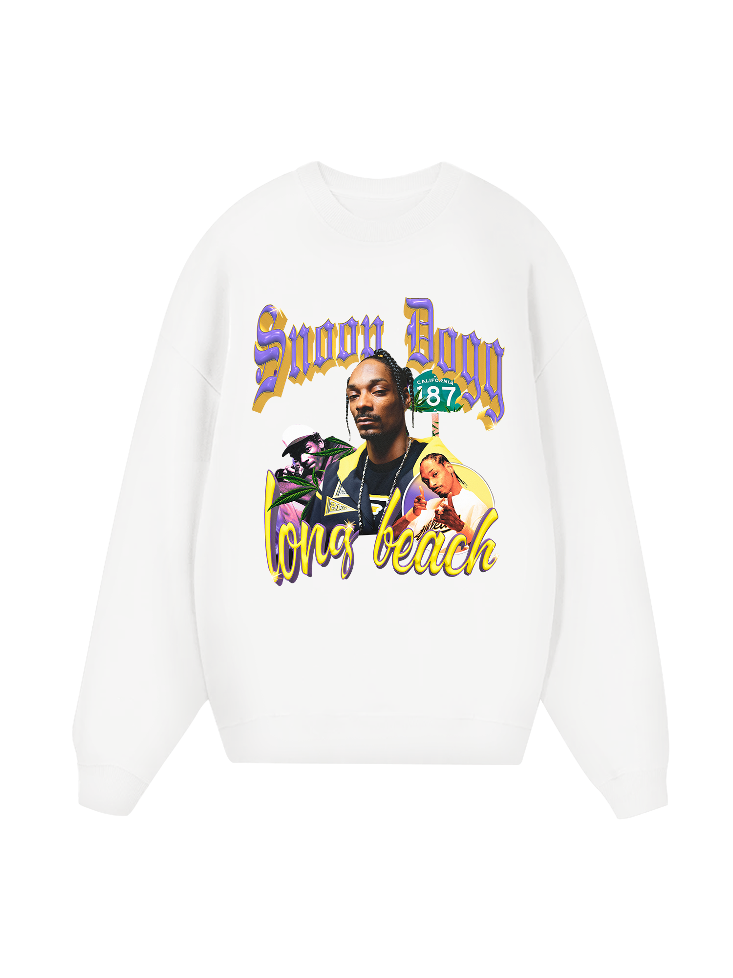 Rapper Snoop Dogg 187 Cali Sweater